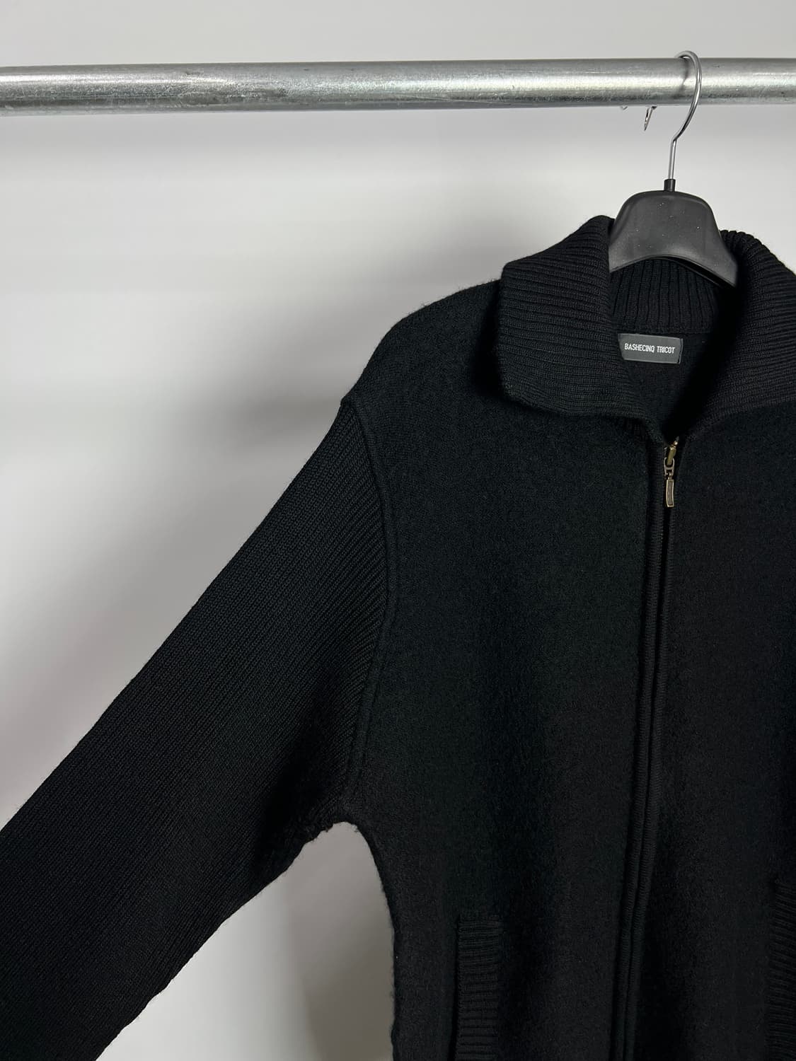 BASHECINQ TRICOT 울 니트 집업 상품이미지5