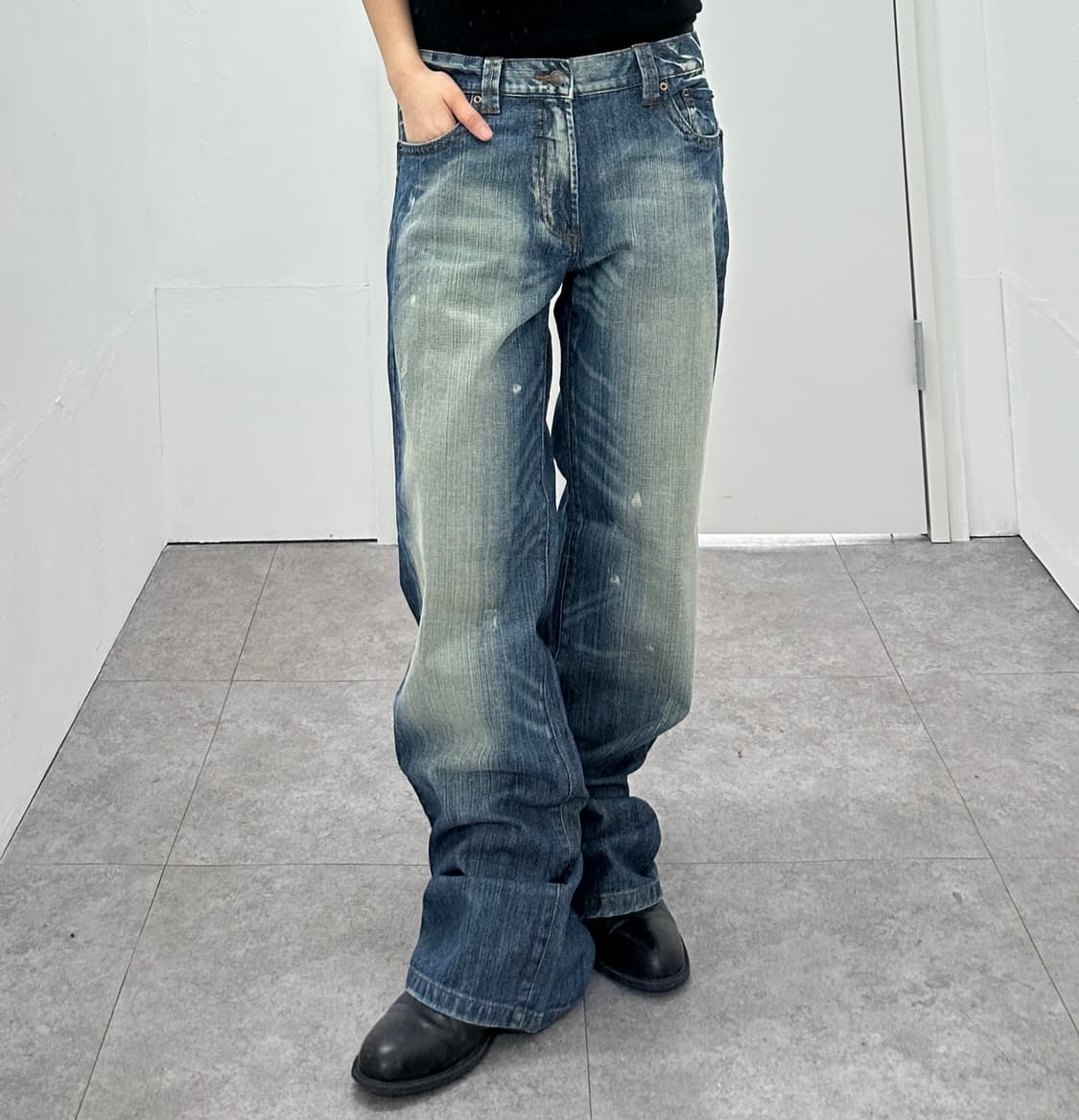 Dickies Distressed Fade Bootcut Denim 상품이미지5