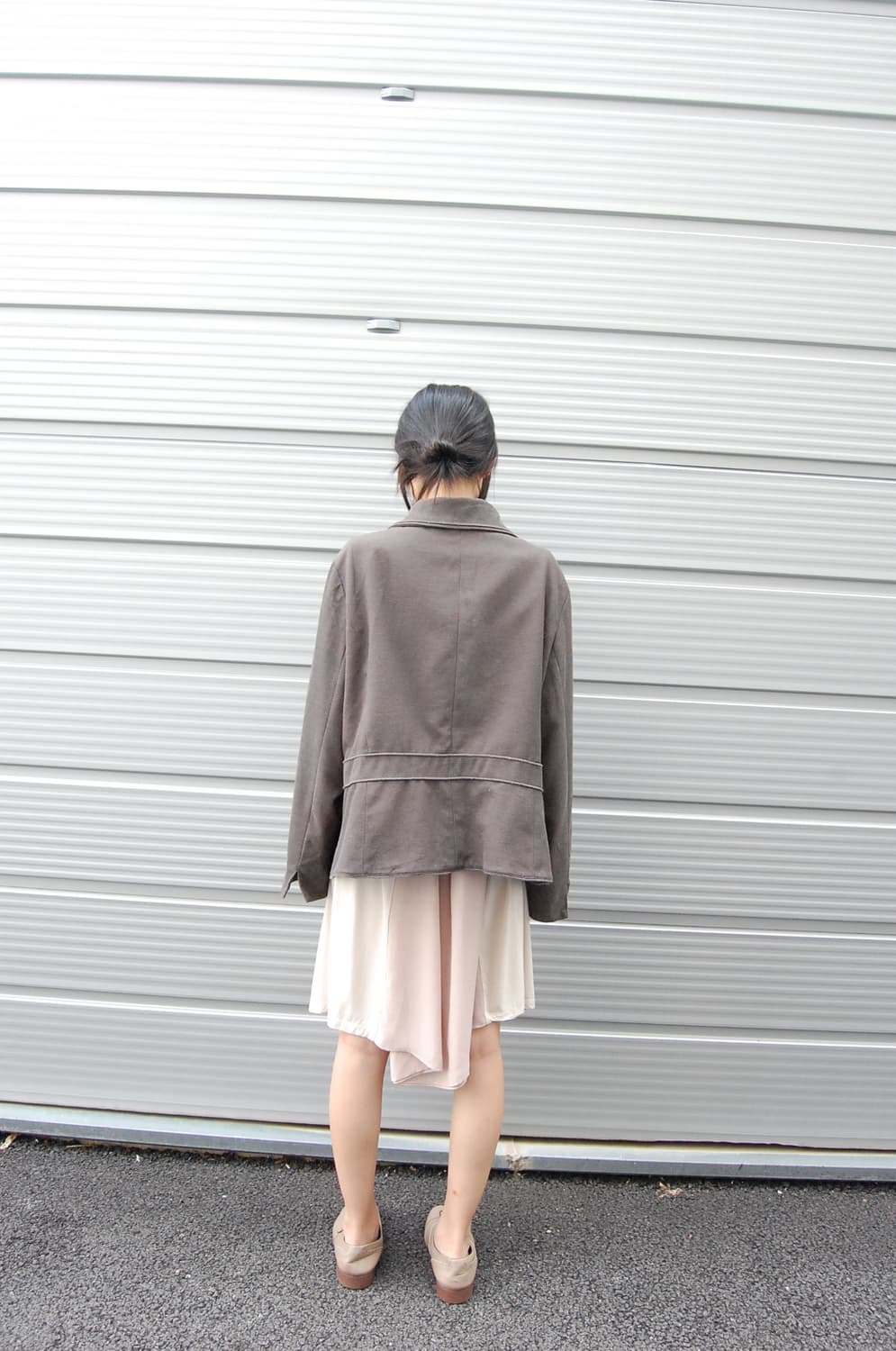 Onsan michelle unbalance button jacket 상품이미지6