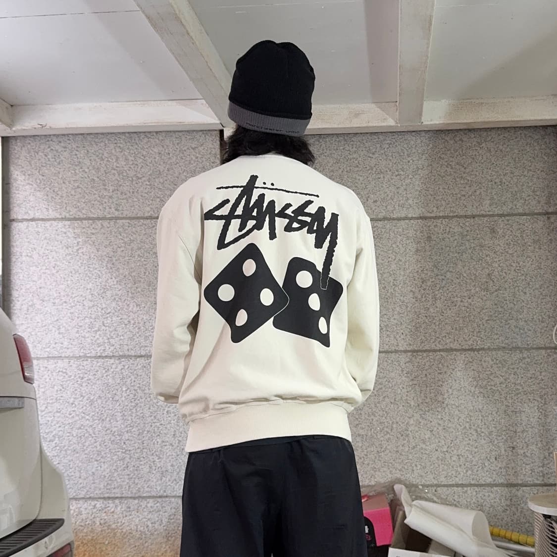 스투시 다이스 로고 맨투맨 상품이미지3