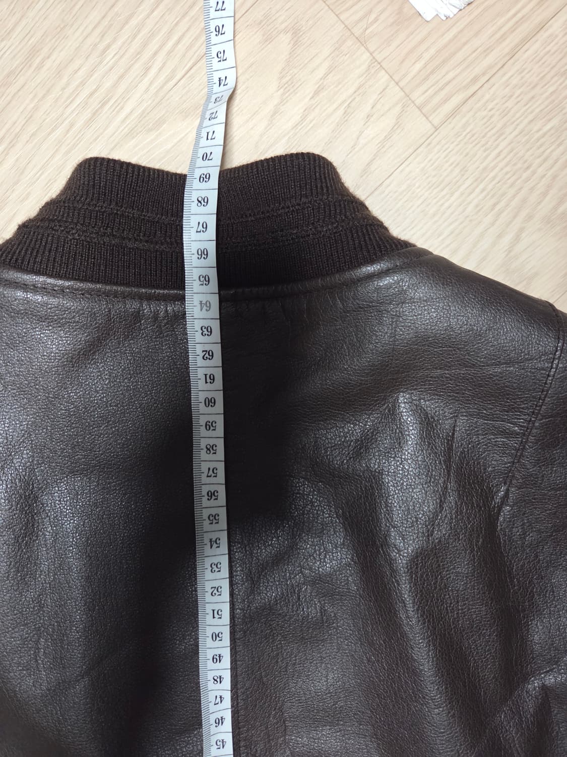 PEN FIELD 염소가죽 레더자켓 봄버 라이더 바이크 고트  가죽자켓  상품이미지5