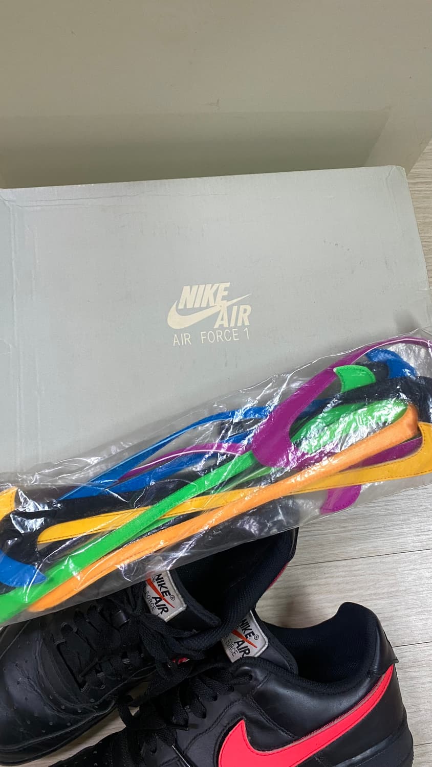 나이키 에어포스1 07 QS 블랙 270 상품이미지4