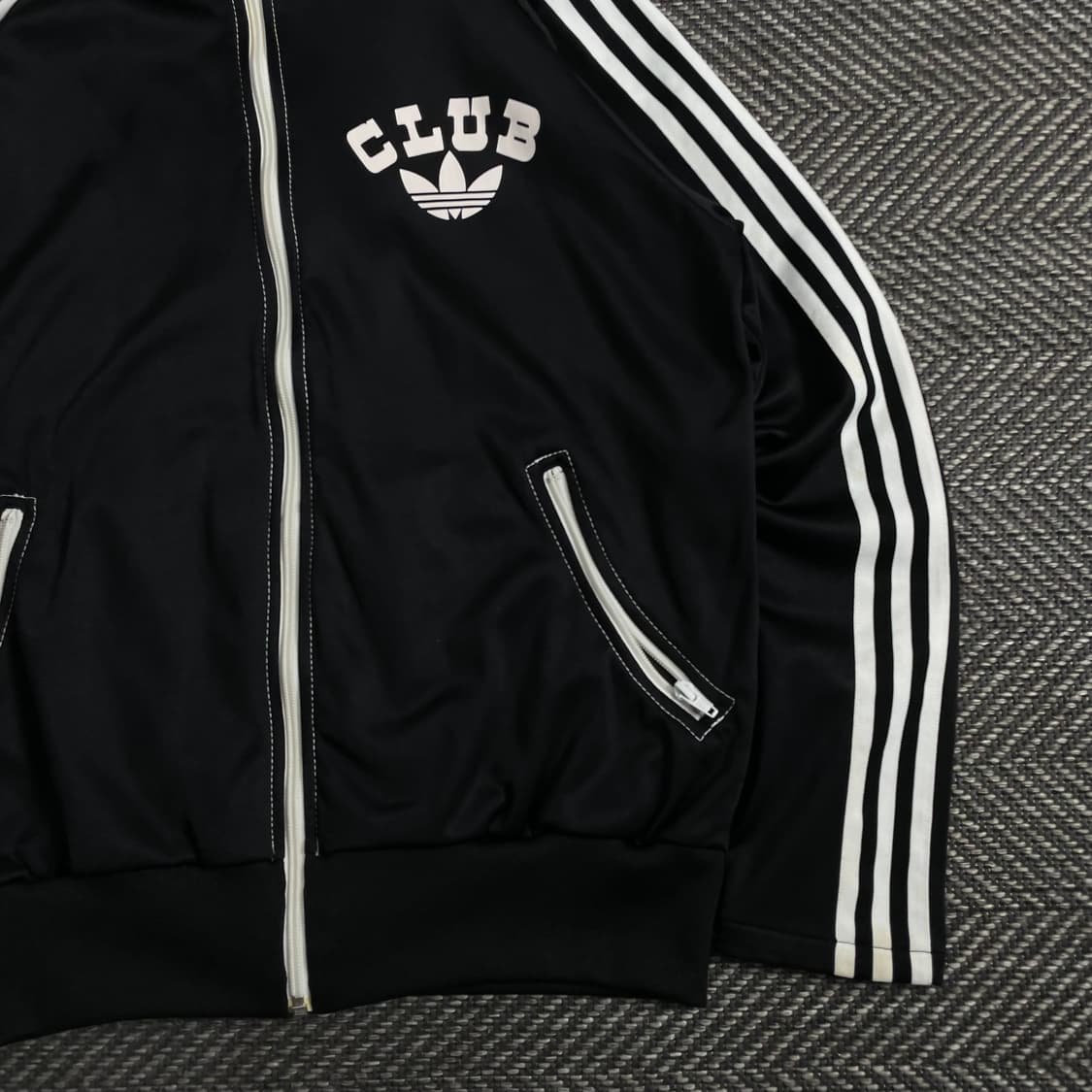00s 아디다스 클럽 빅로고 올드스쿨 트랙탑 져지o 3757 상품이미지3