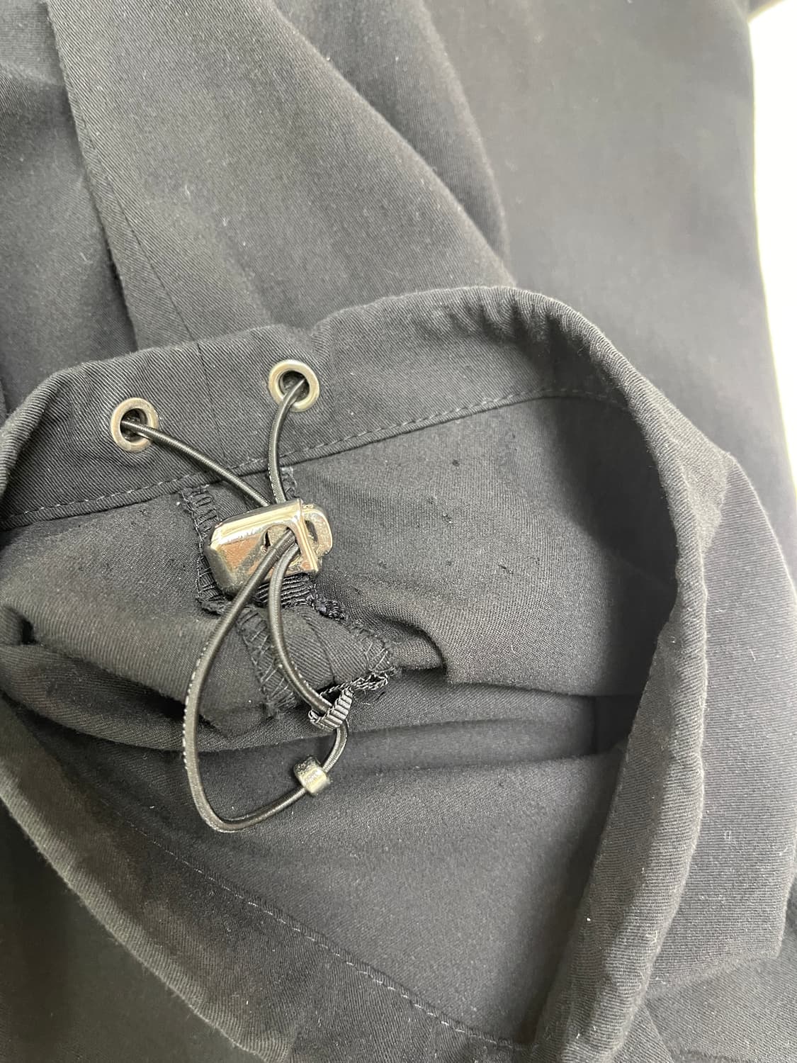 우영미 블랙 코튼 팬츠 50사이즈 상품이미지4