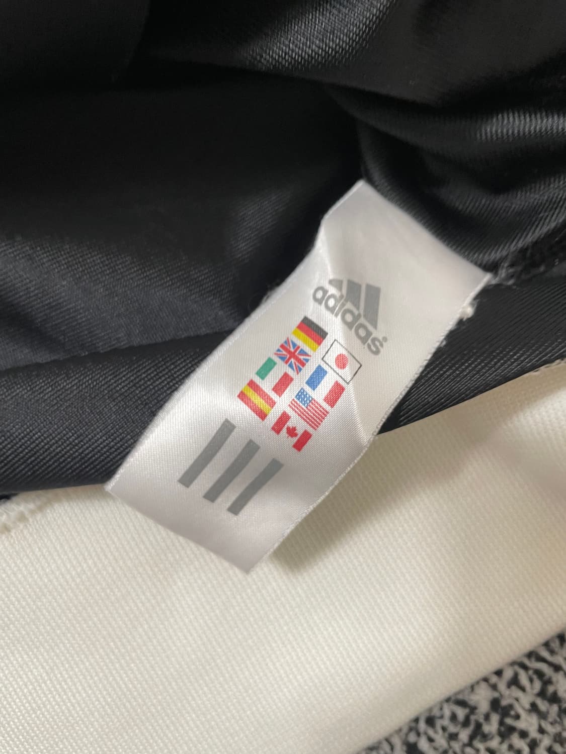 빈티지9. 아디다스 00's 트랙탑 트레이닝 져지 검흰 오레오 상품이미지3