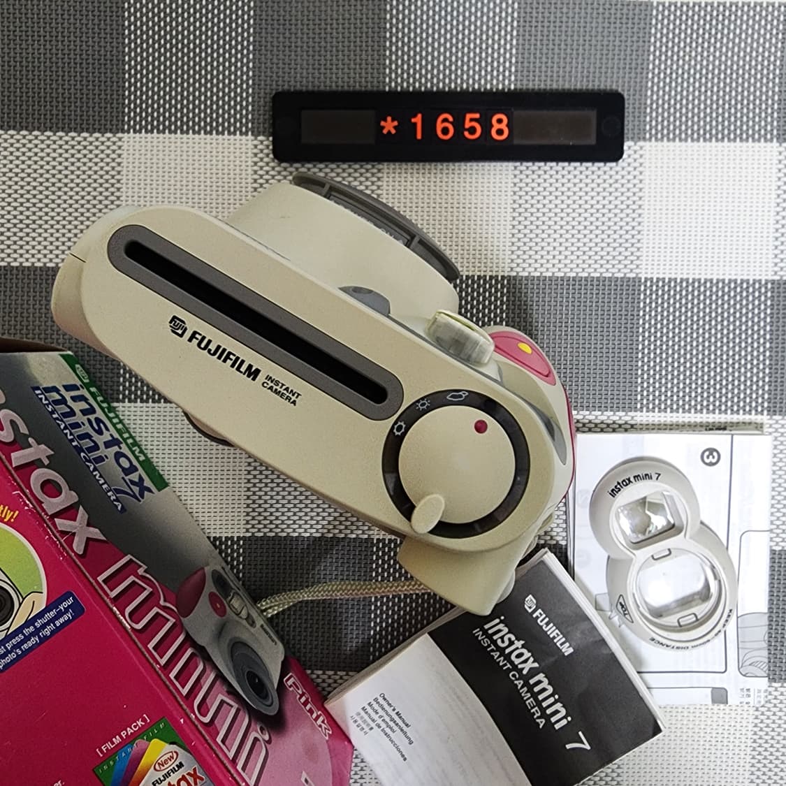 후지 인스탁스 미니 7 폴라로이드 카메라 박스품 상품이미지2