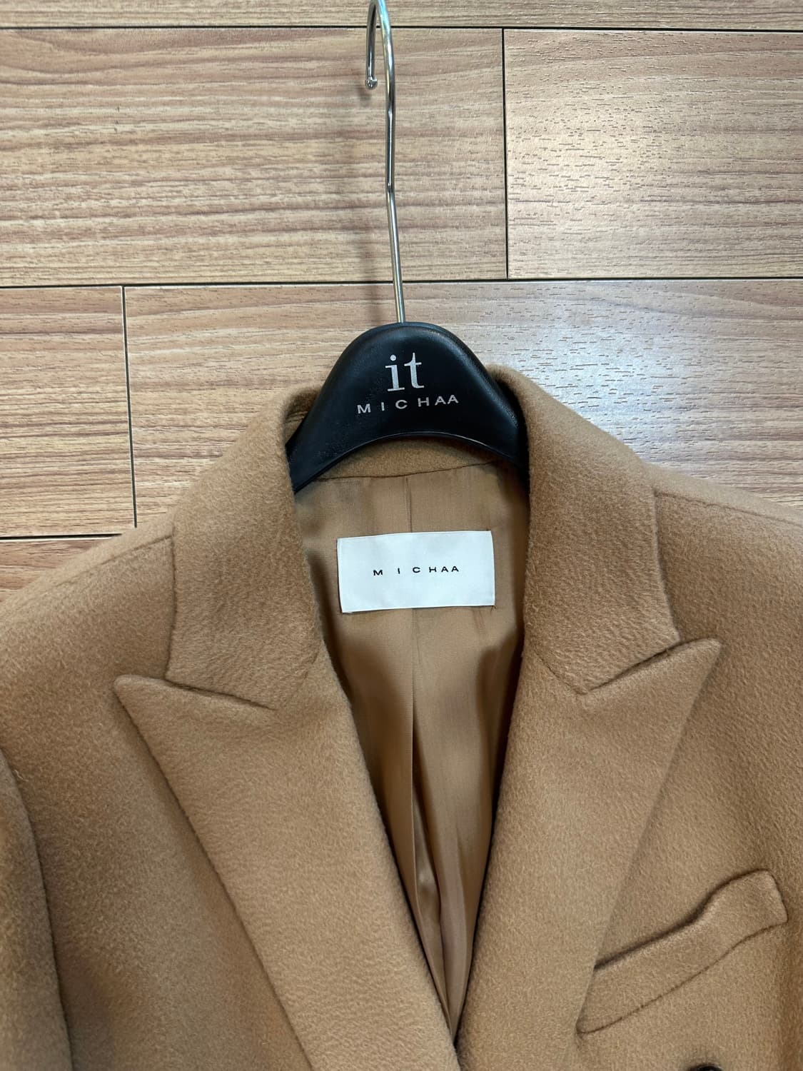 잇미샤 캐시미어 롱코트 85-160 (캐시미어100%) 1회착용 상품이미지2