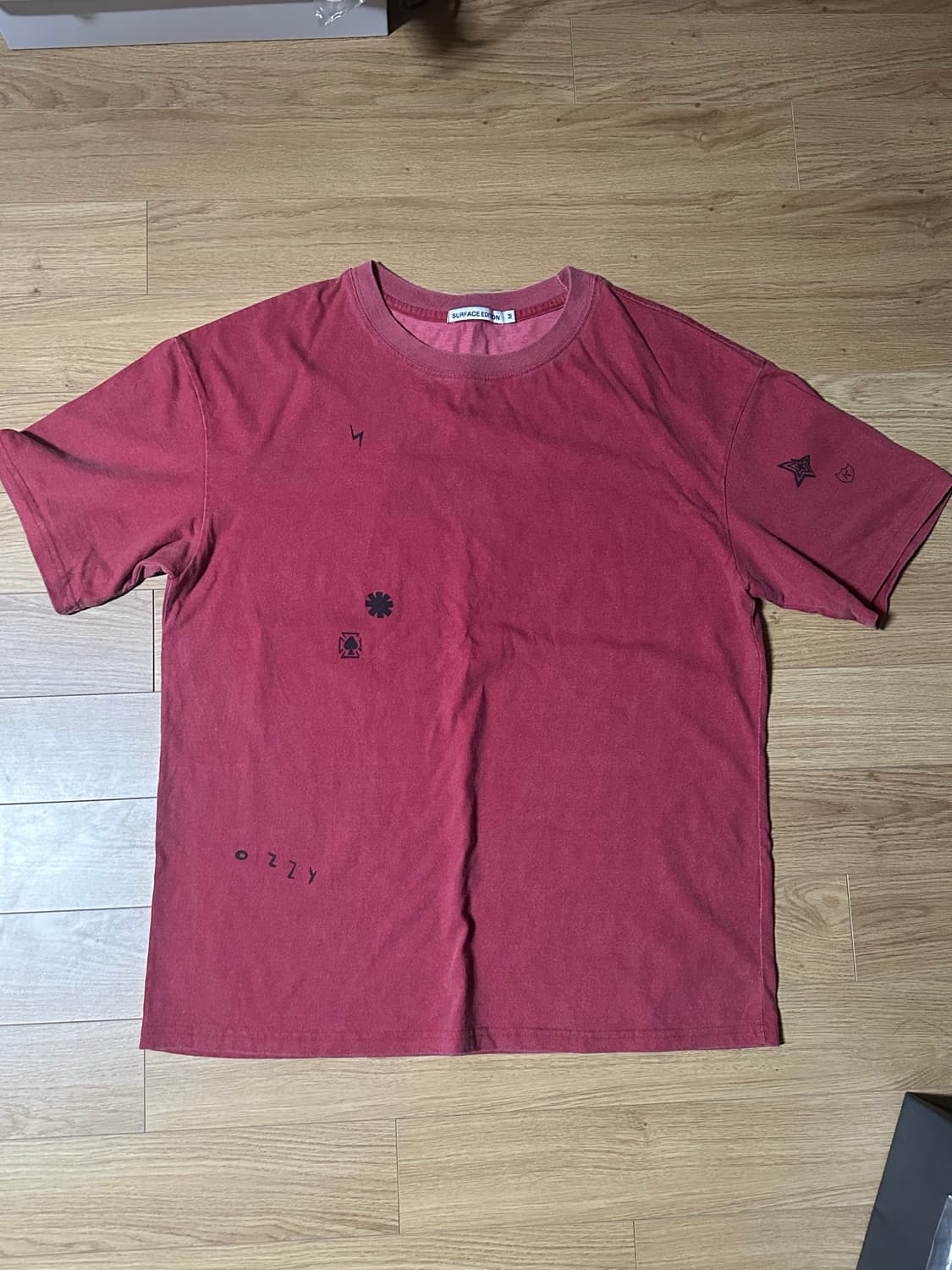 서피스에디션 TATTOO T-SHIRTS RED M 상품이미지2