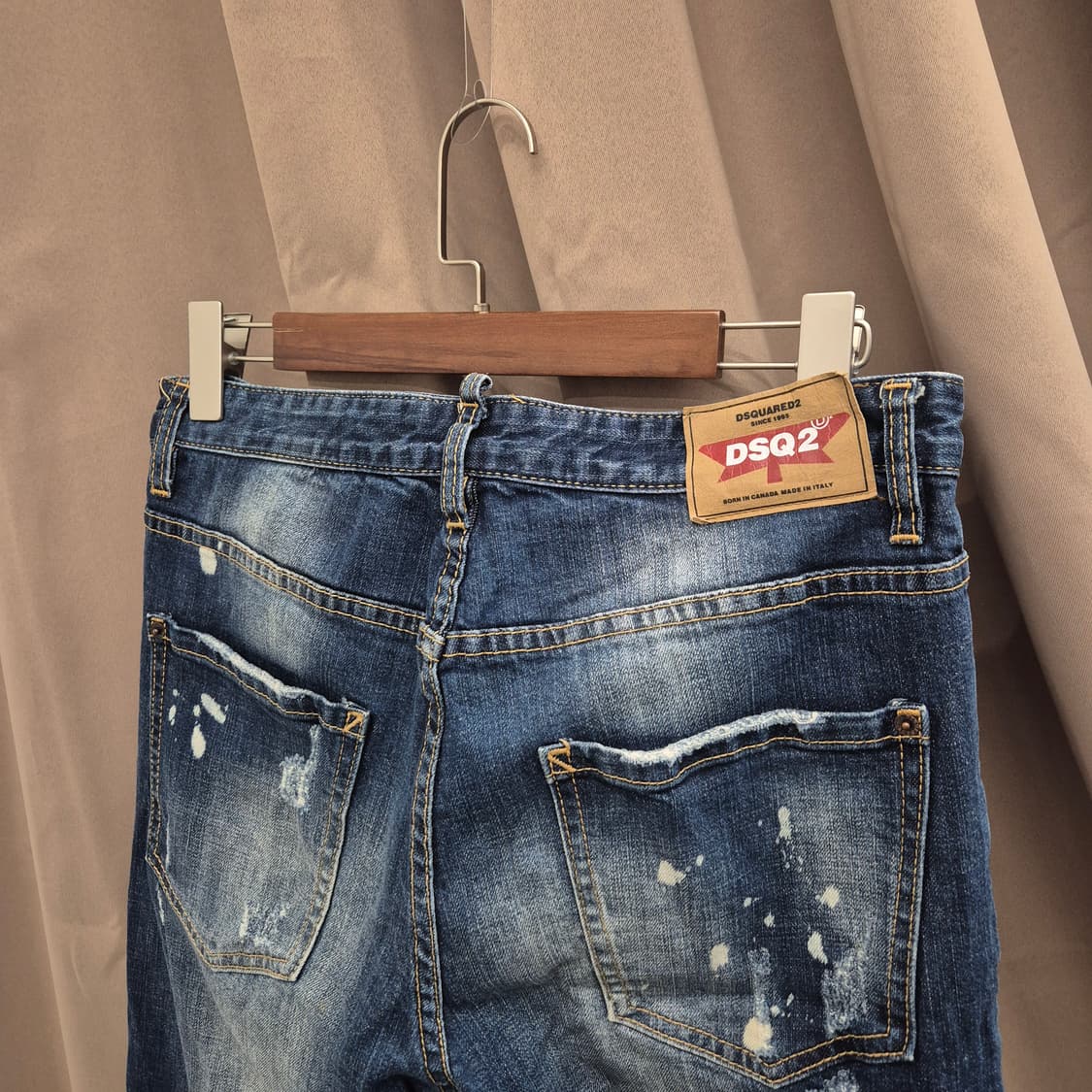 디스퀘어드2 페인팅 워싱 스케이터 진 50 상품이미지5