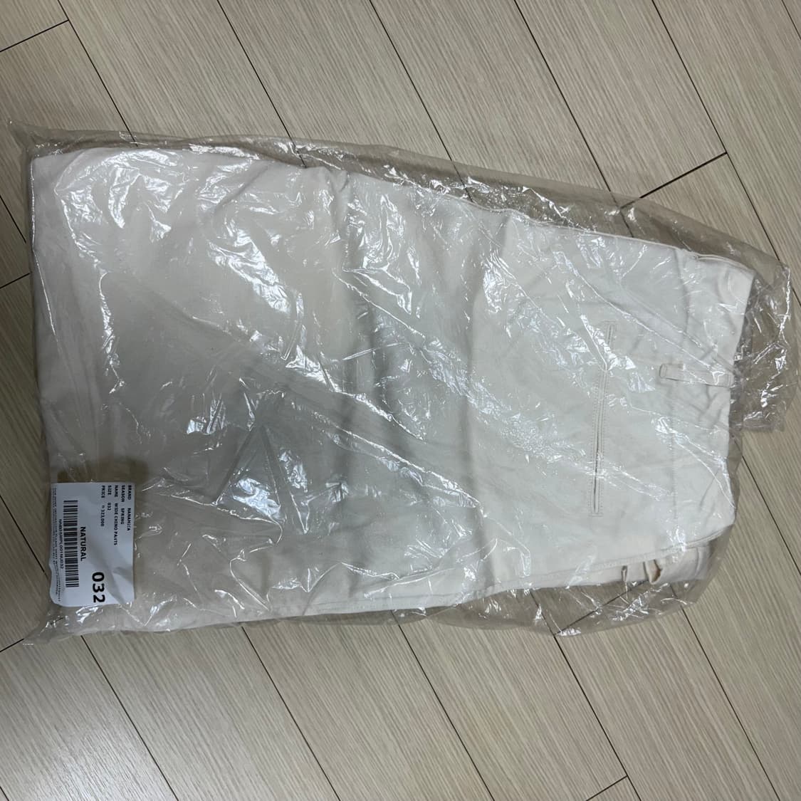 나나미카 와이드치노팬츠 내츄럴 32 새상품 상품이미지1