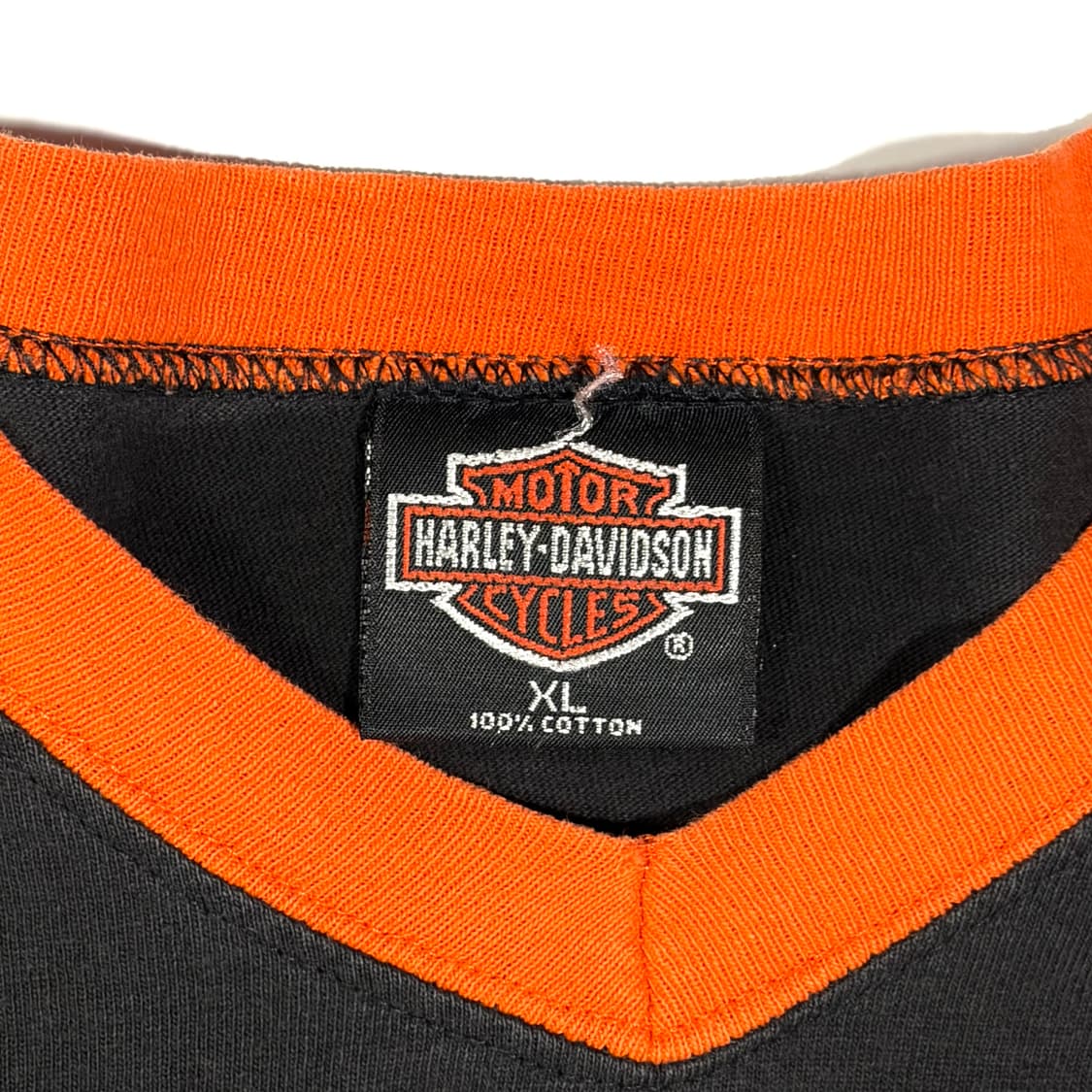 할리데이비슨 플로리다 오렌지 블랙 롱슬리브 XL 상품이미지4