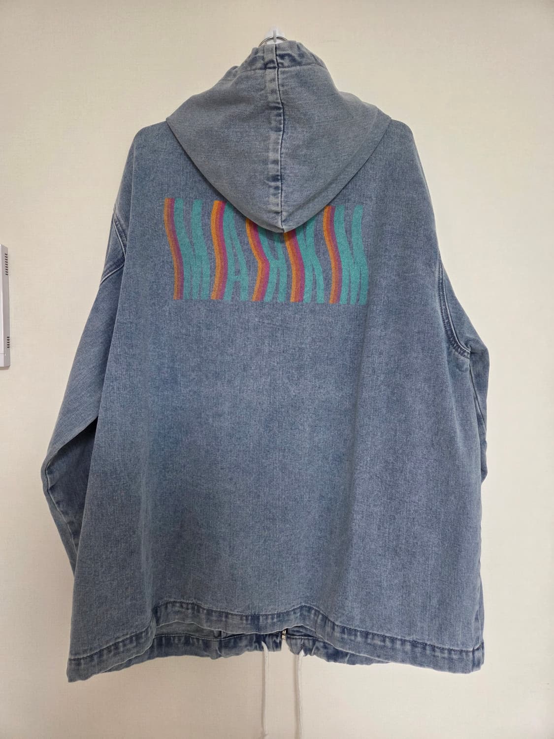 정국 착용 마크엠 데님 후드 상품이미지3