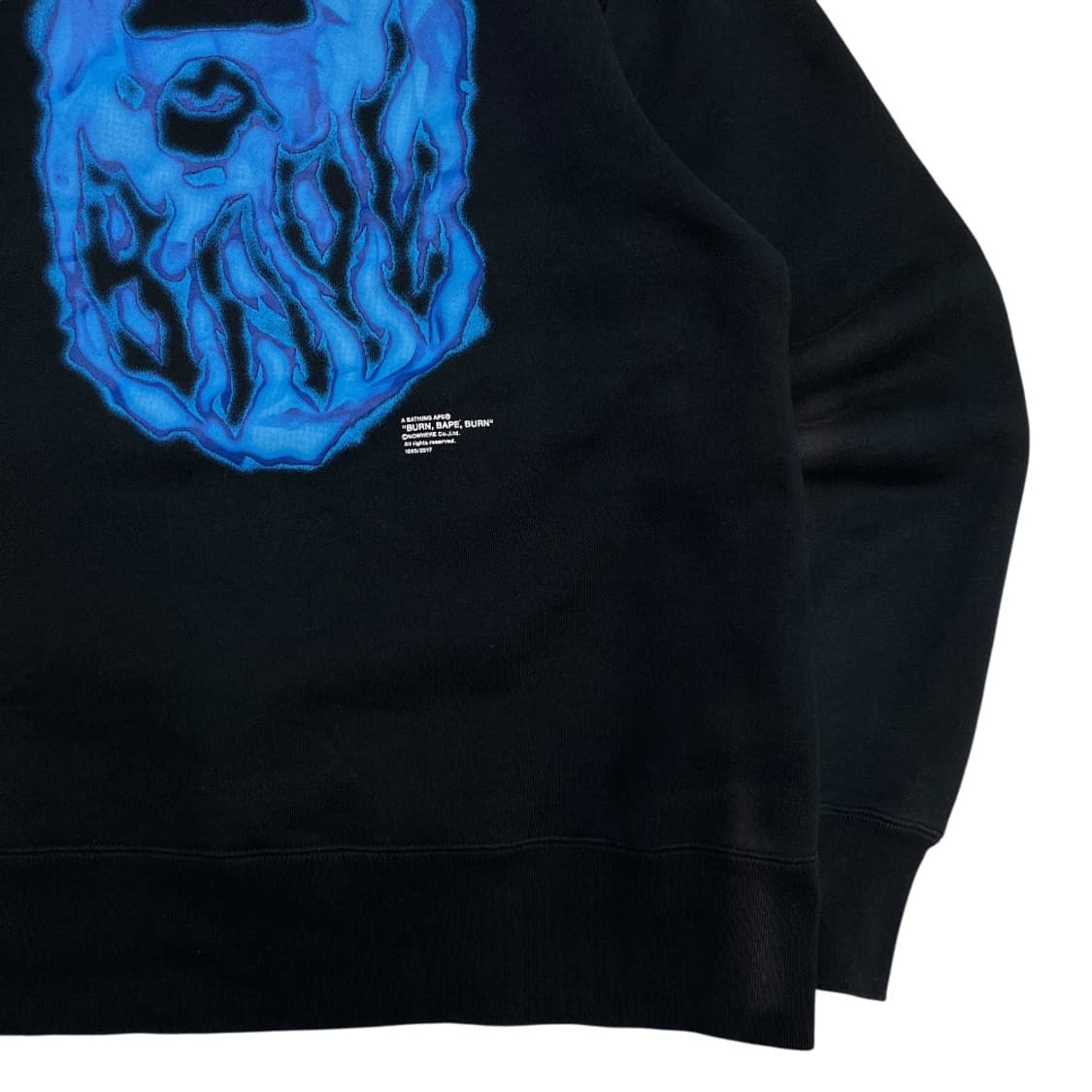 베이프 블루 샤루 블랙 후드 L 상품이미지6