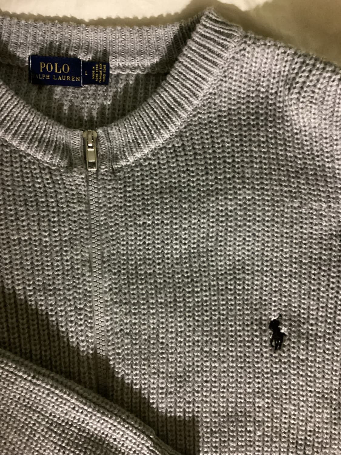 폴로 투웨이 니트 집업 가디건 상품이미지2