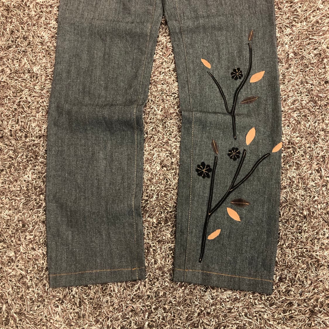 겐조 여성 플라워 데님 팬츠 상품이미지4