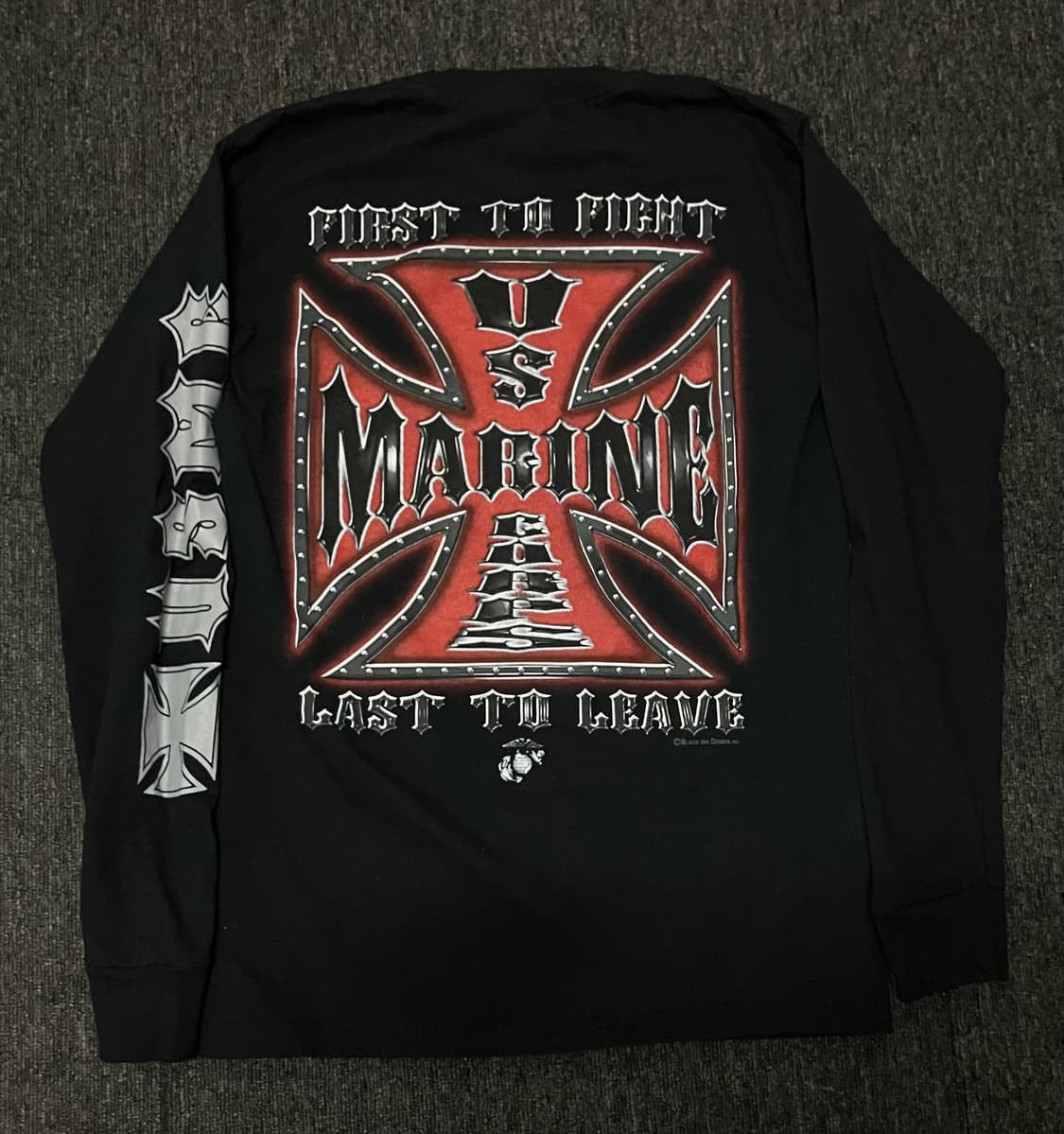 웨스트 코스트 차퍼스 패러디 미해군 롱슬리브 00s 상품이미지1