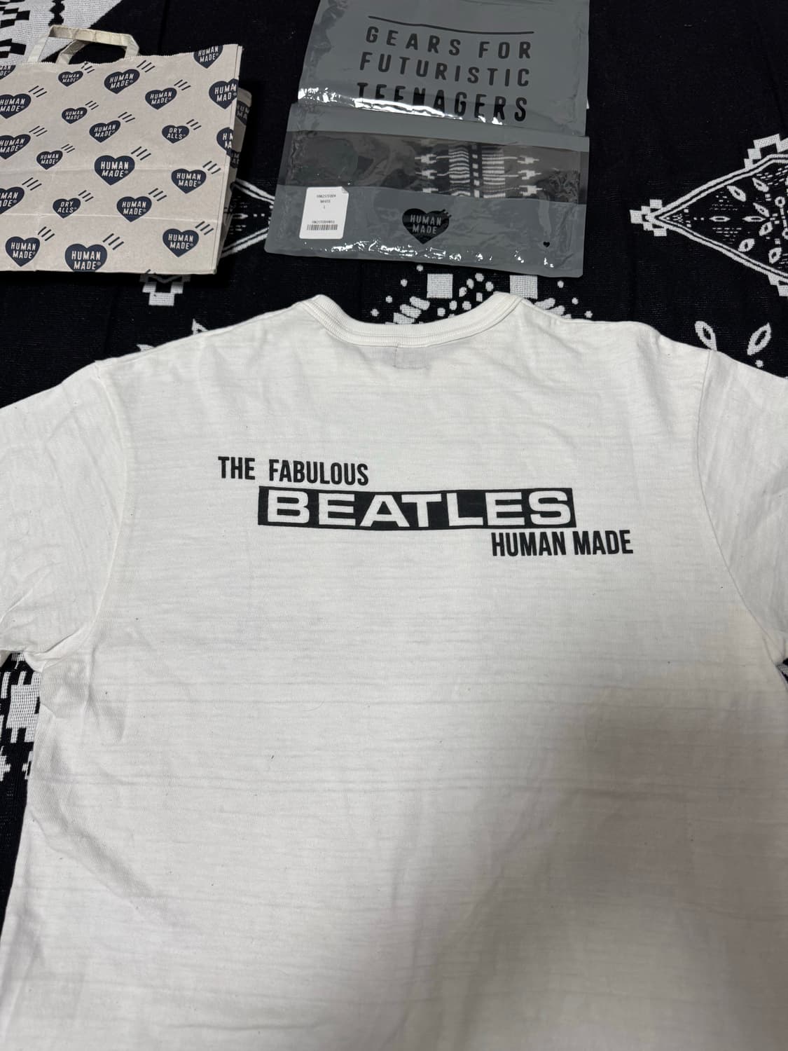 휴먼메이드x비틀즈 / 반팔티셔츠 / L 상품이미지4