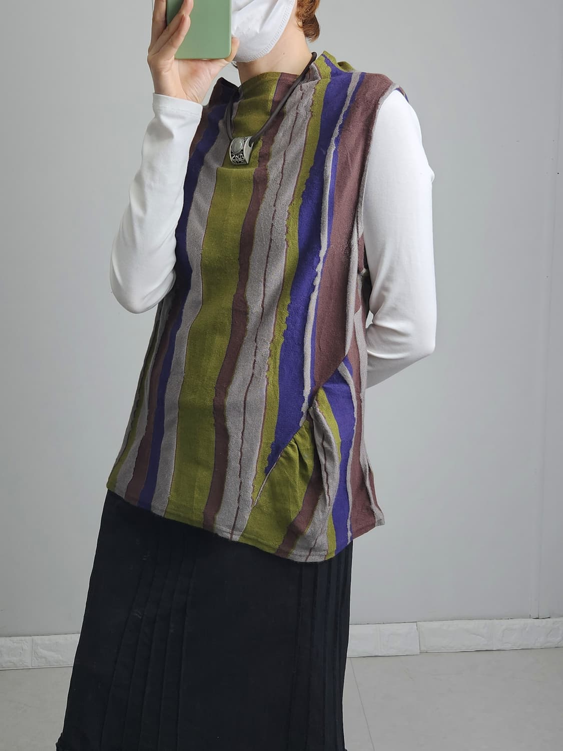 셔링 슬리브리스 베스트 상품이미지2