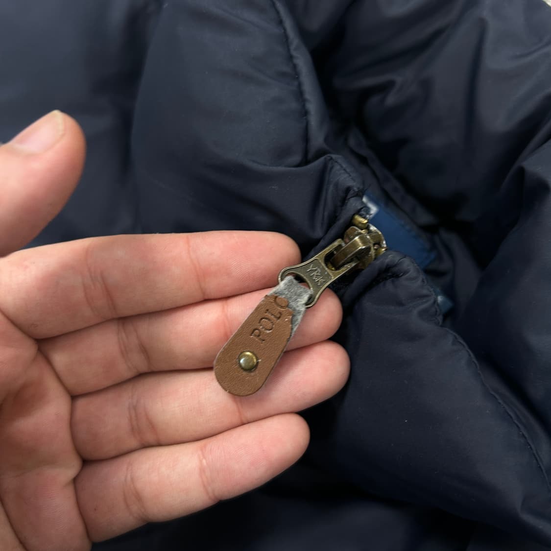 폴로 90s 네이비 올드스쿨 패딩(XL) 상품이미지7