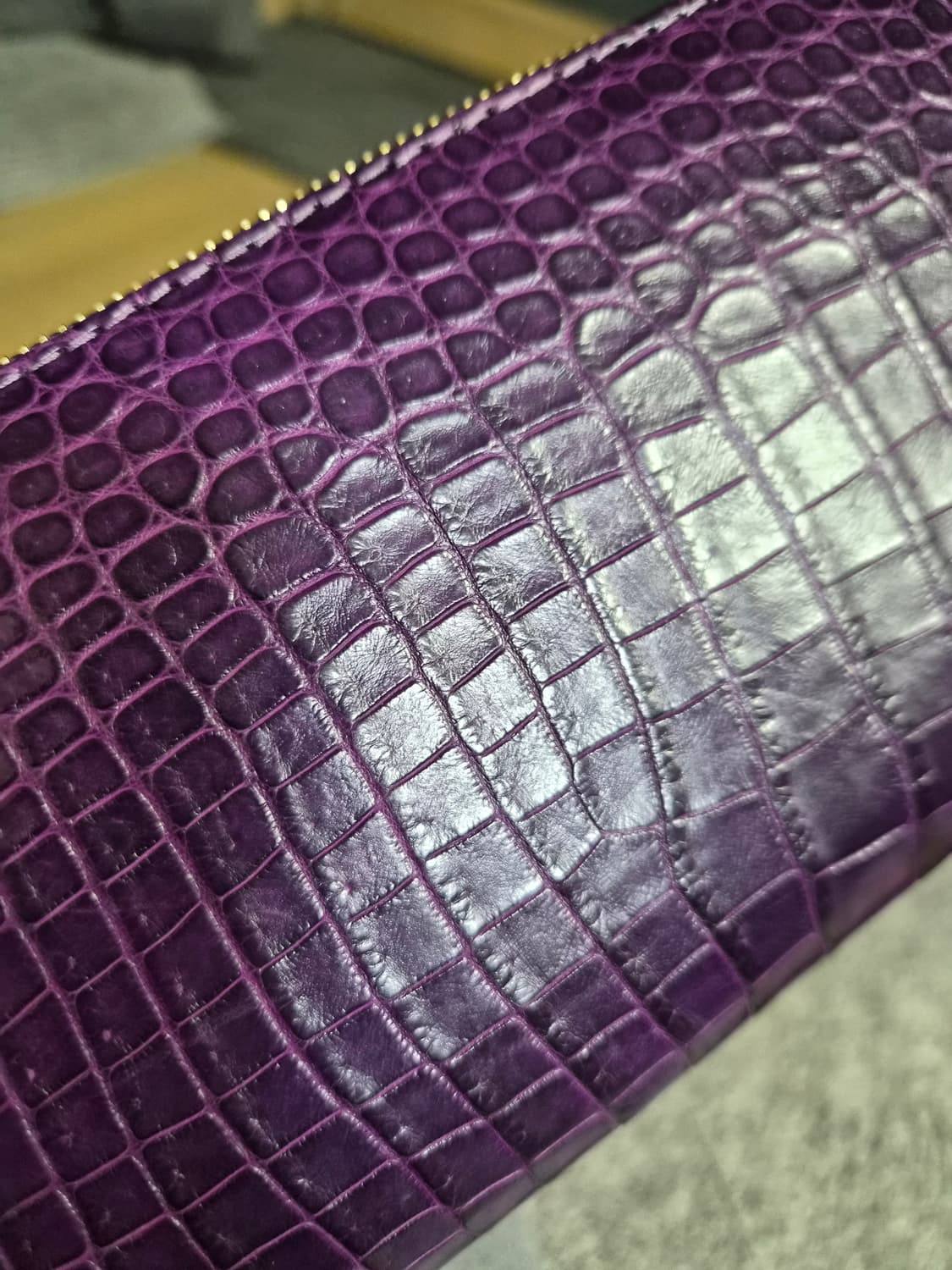 리얼악어가죽 장지갑 상품이미지6