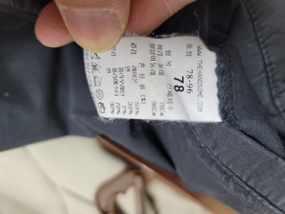 시스템옴므 캐주얼핏 얇은 카고조거팬츠 96표기 허리28~29 상태굿 상품이미지7