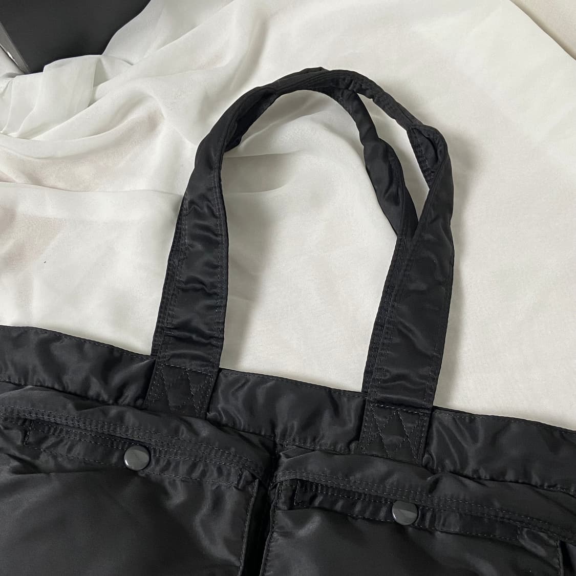 PORTER 포터 탱커 토트백 블랙 상품이미지3