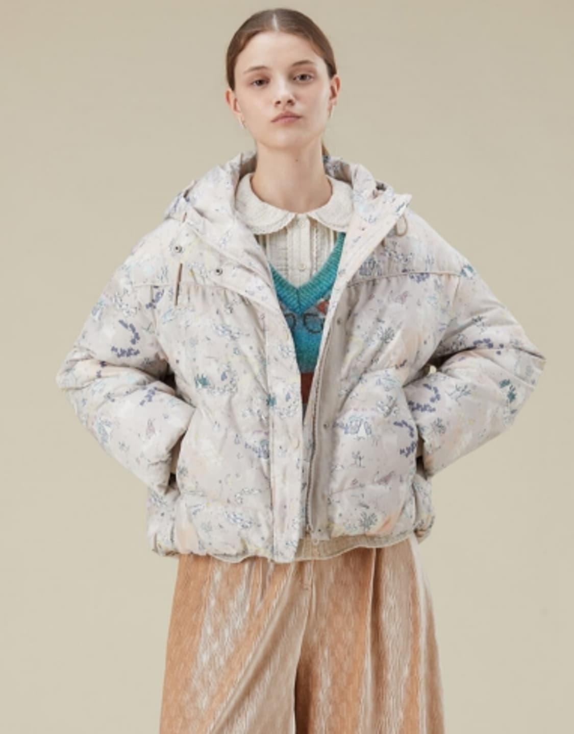 써스데이아일랜드 덕다운 패딩  상품이미지2