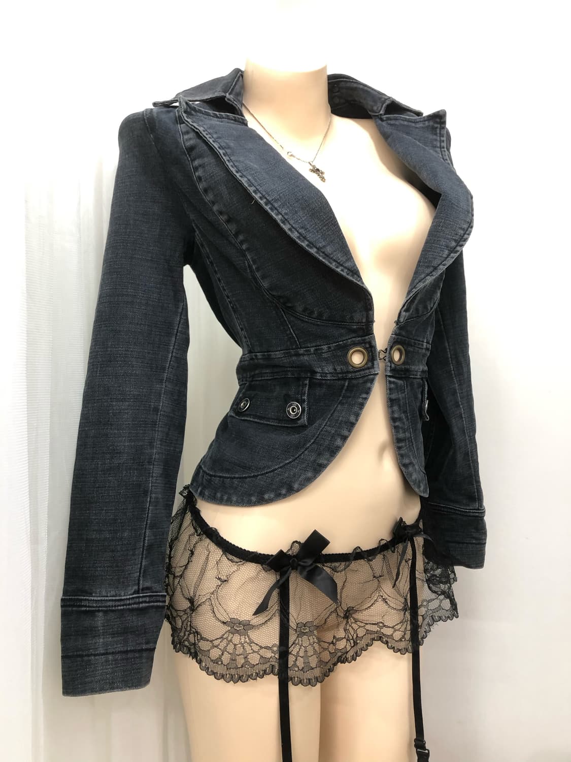 LEE y2k dark denim jacket 상품이미지3