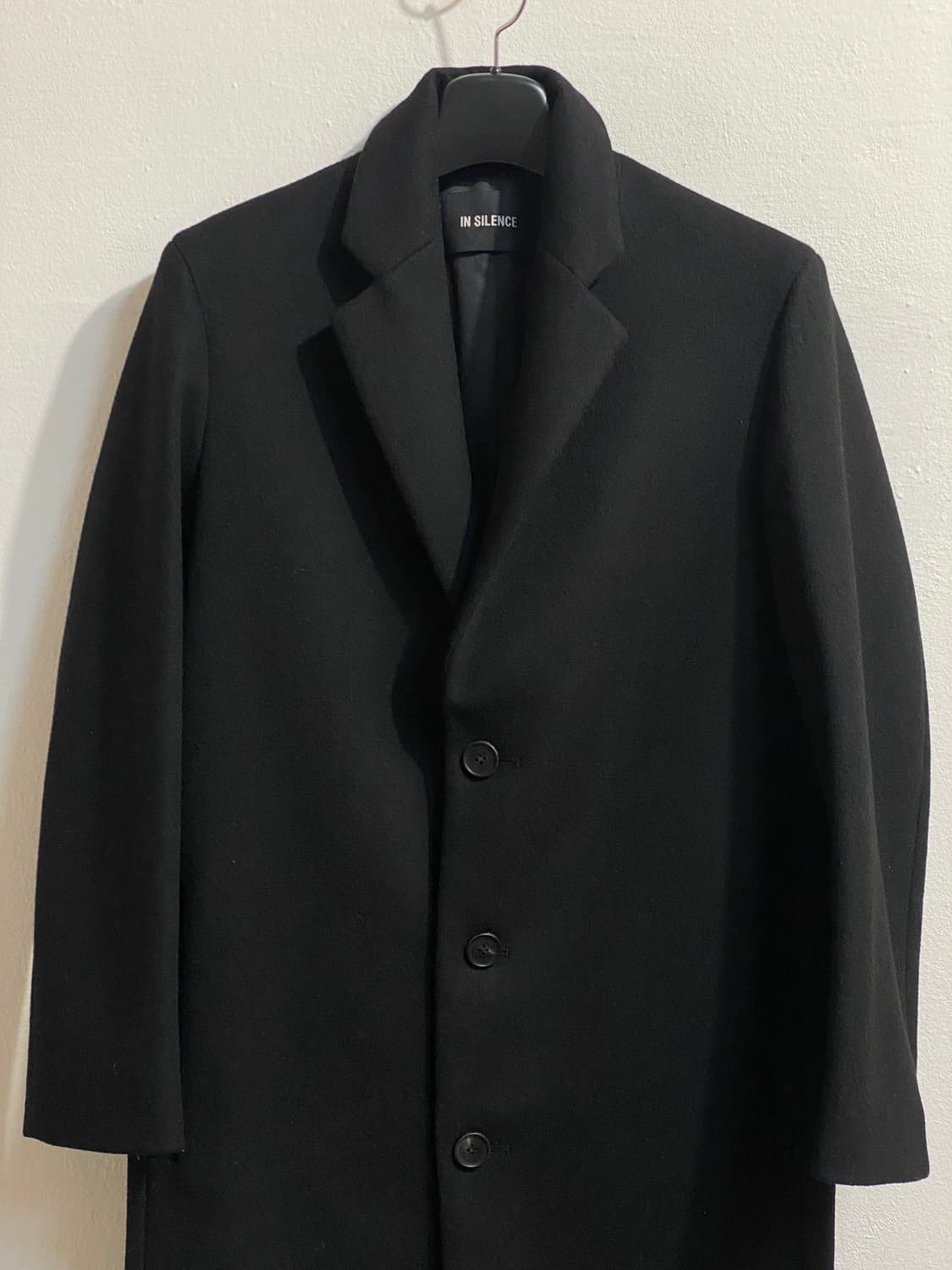 인사일런스 울 캐시미어 싱글 코트 상품이미지3