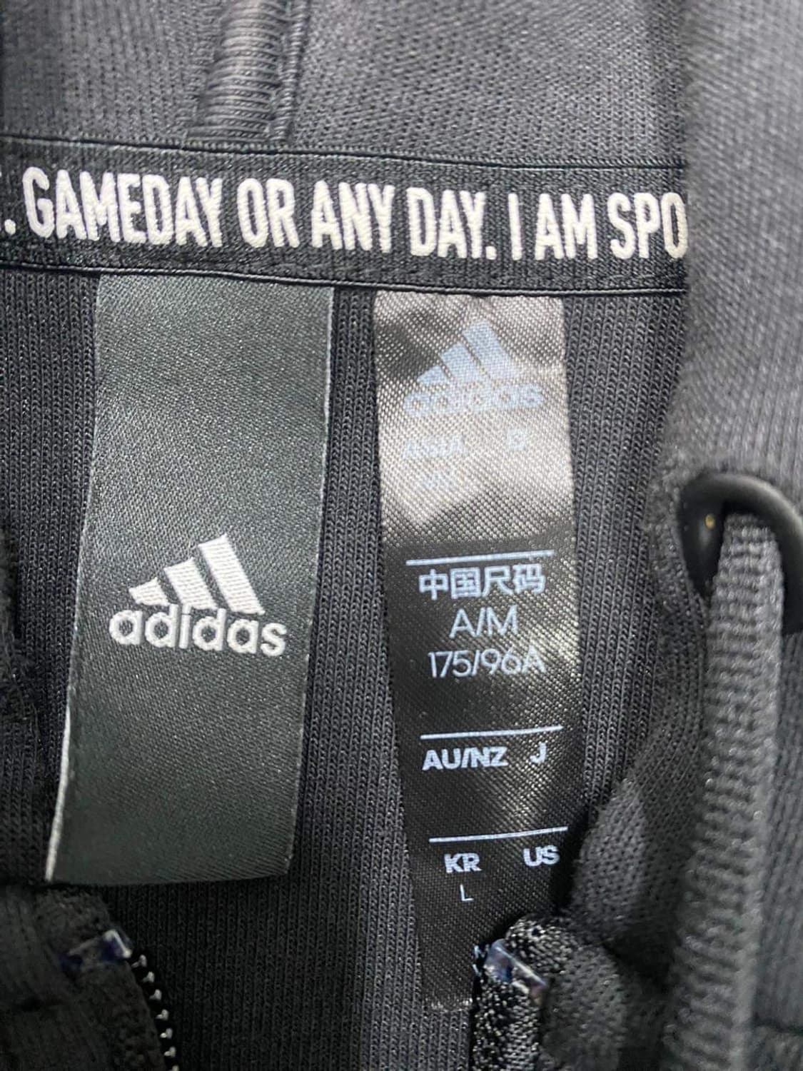 아디다스 삼선 데일리 후드집업(L) 상품이미지4