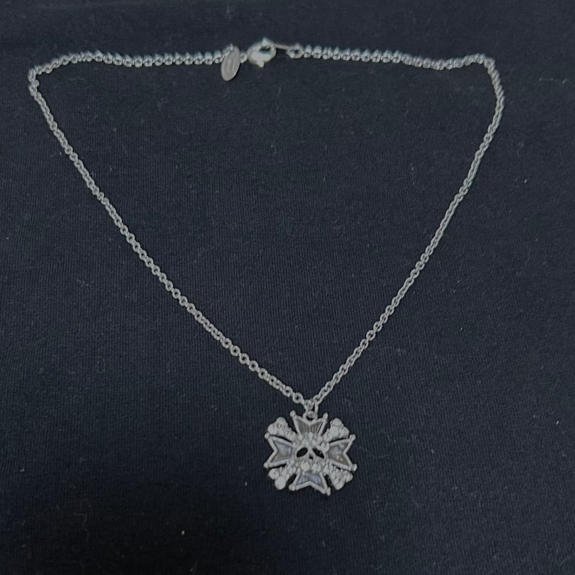 비비안웨스트우드 스컬 해골 목걸이 펑크 고스 나나 상품이미지1