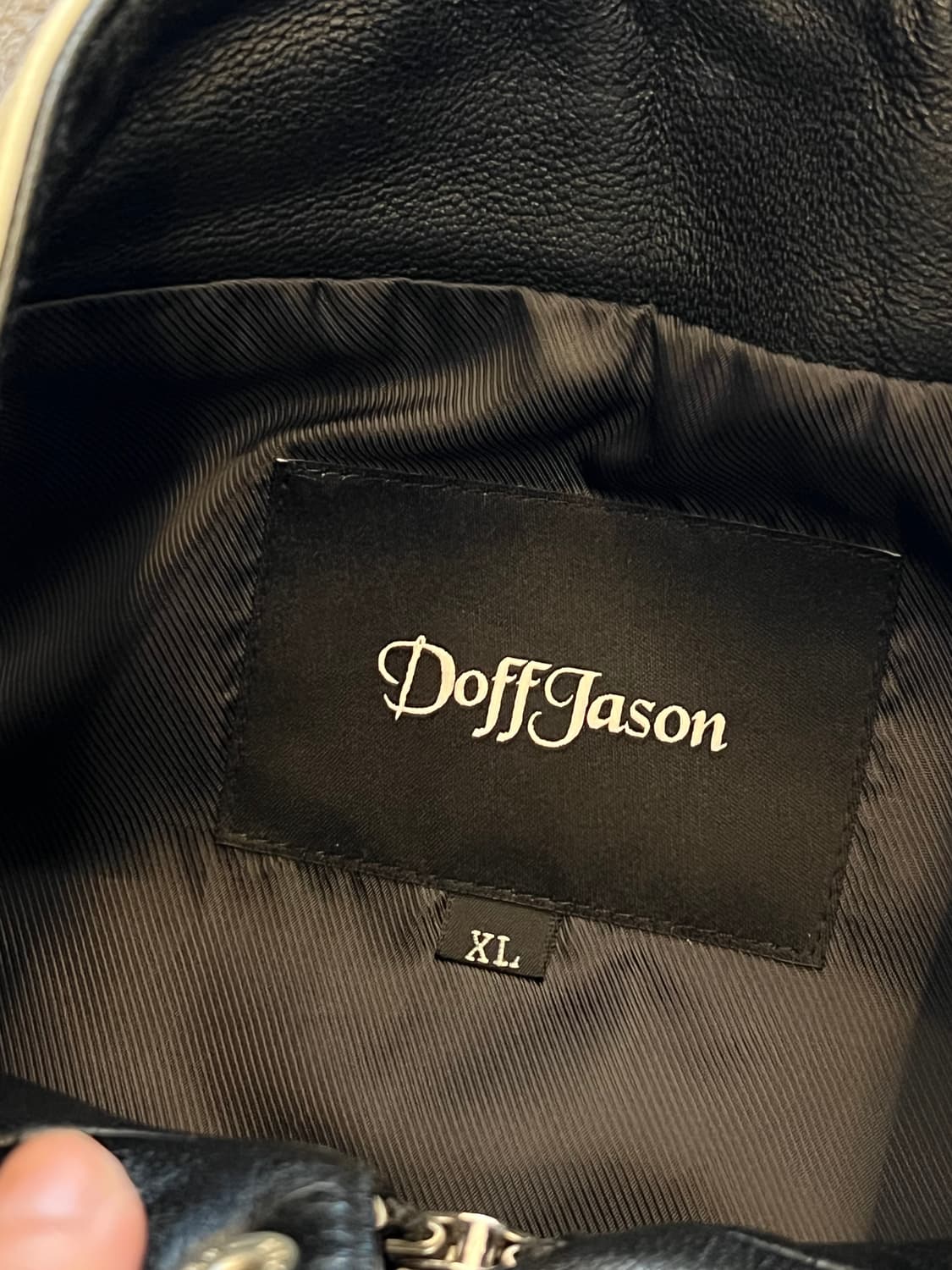 도프제이슨 믹스레더 레이싱 자켓 처분  상품이미지4