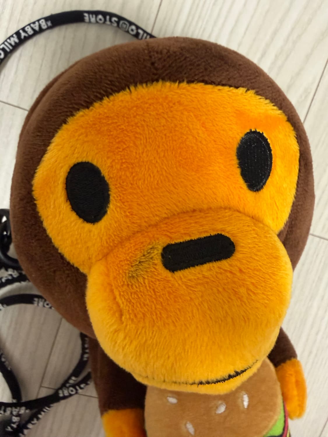 베이프 베이비 마일로 햄버거 인형 가방 상품이미지3