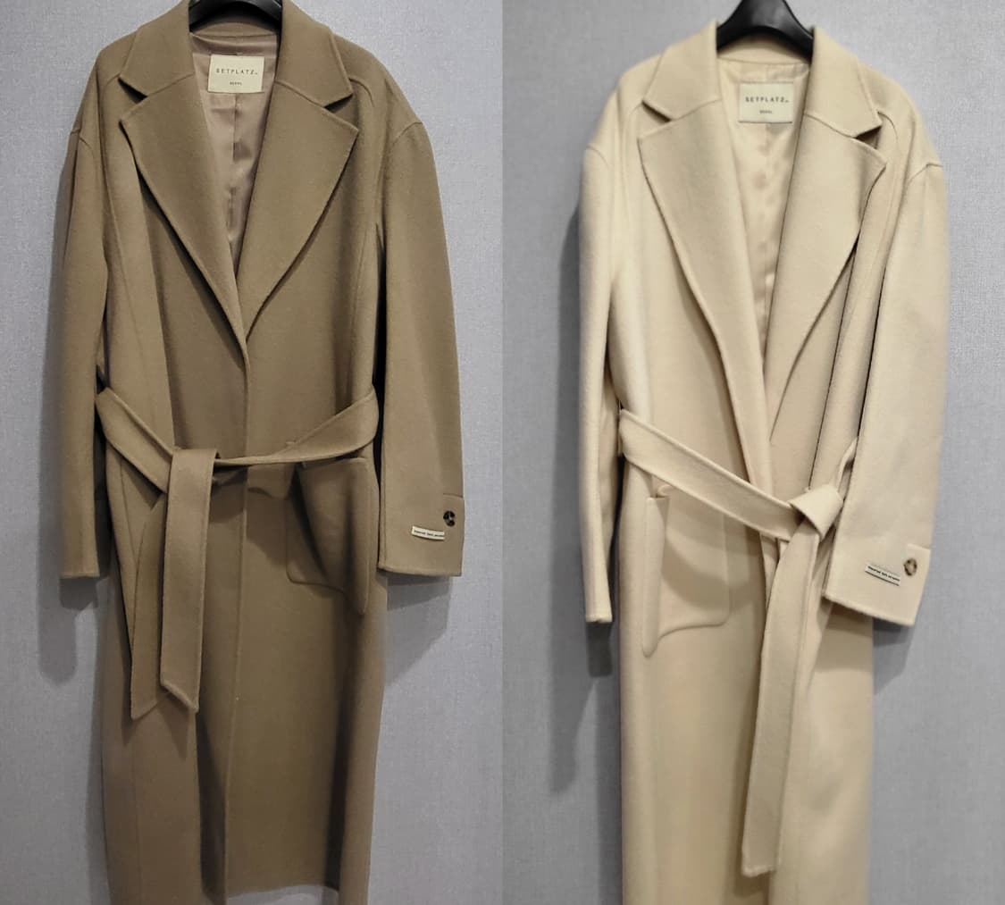 택포♦️새상품♦️핸드메이드 롱 코트 울코트 아우터 겨울 자켓 상품이미지1