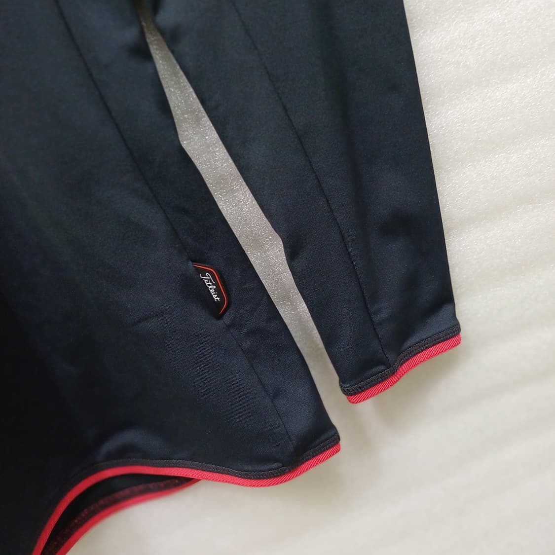 타이틀리스트 골프 반집업 긴팔 티 여성 M 블랙 사랑봉봉 상품이미지4