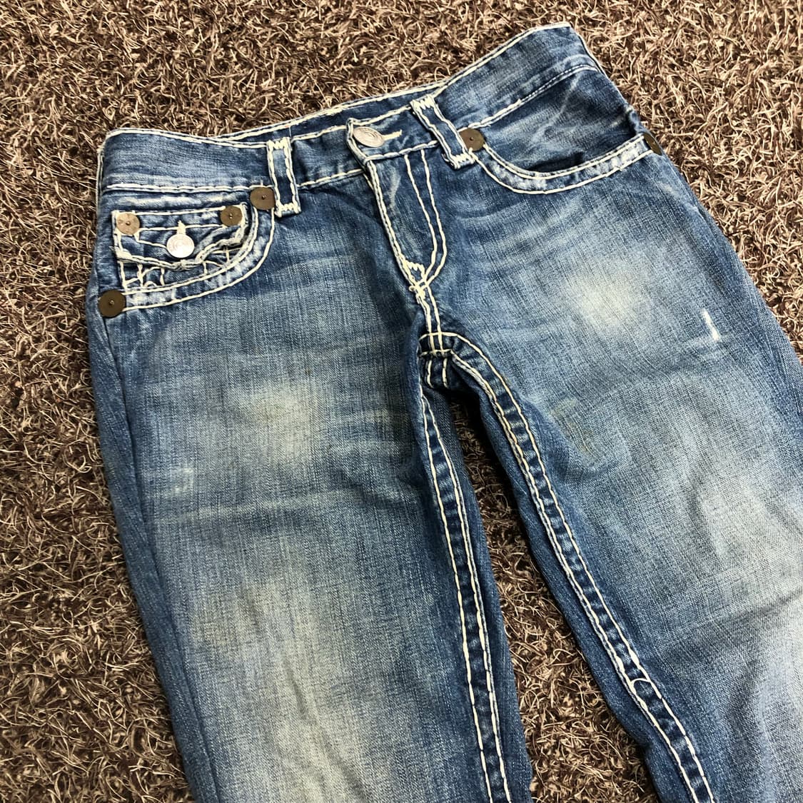 트루릴리전 빌리 슈퍼티 워싱 데님 팬츠 상품이미지3