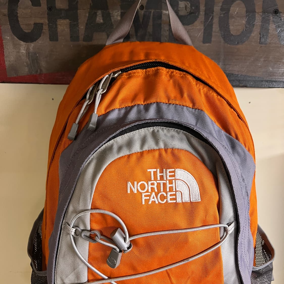 NorthFace Orange Backpack 상품이미지2