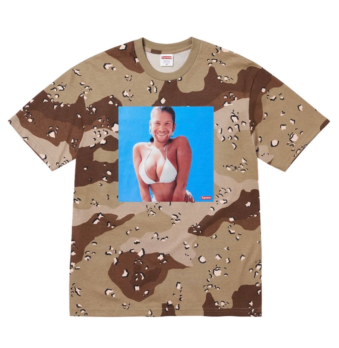 슈프림 x 에이펙스 티셔츠 초콜릿 칩 카모 상품이미지1
