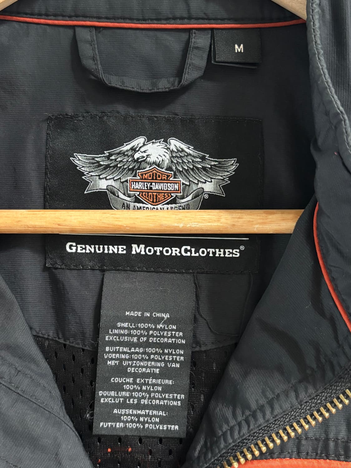 Harley Davidson 할리데이비슨 모터사이클 나일론 레이싱 자켓  상품이미지8