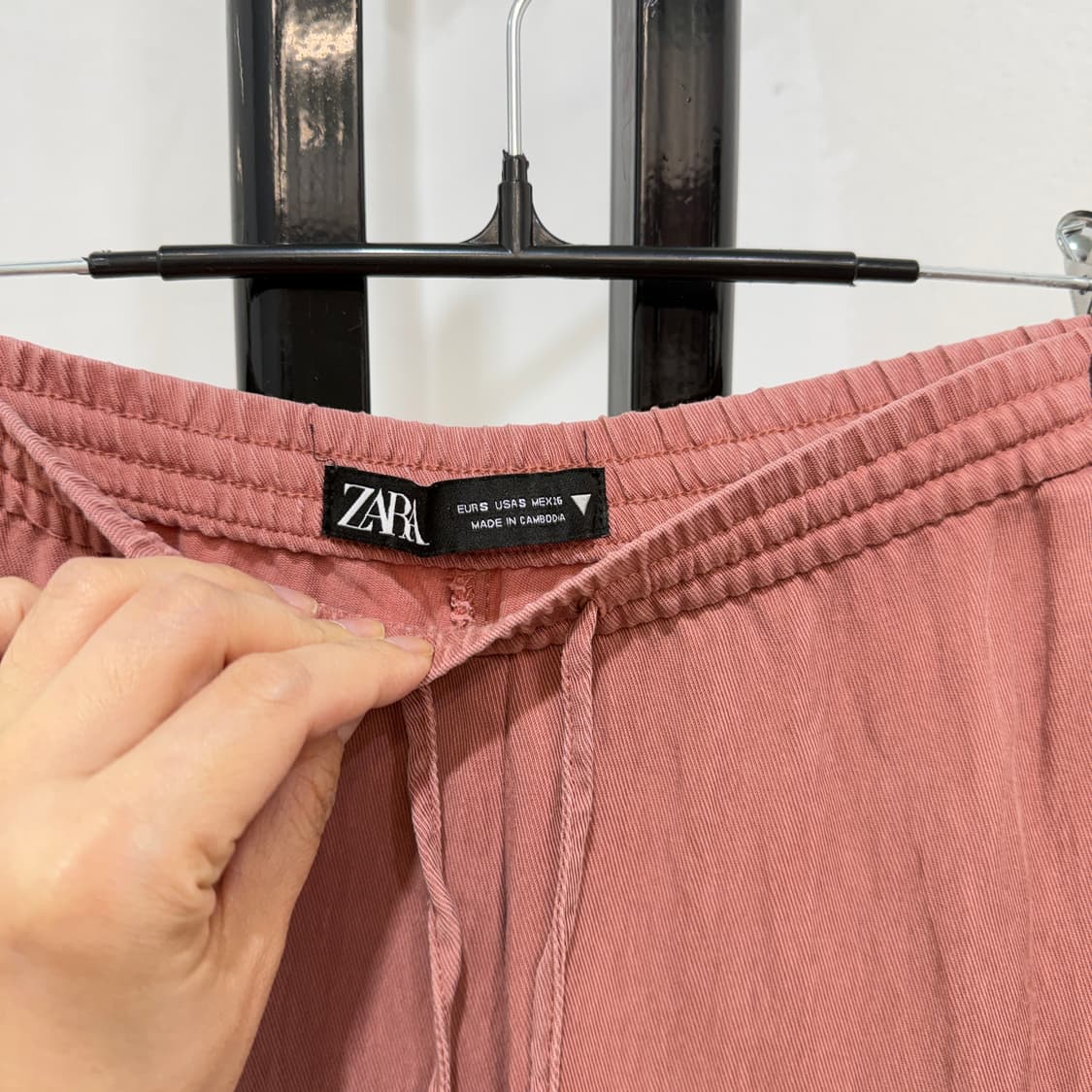 자라 zara 인디핑크 밴딩팬츠 밴딩바지 여름바지 4513 상품이미지2