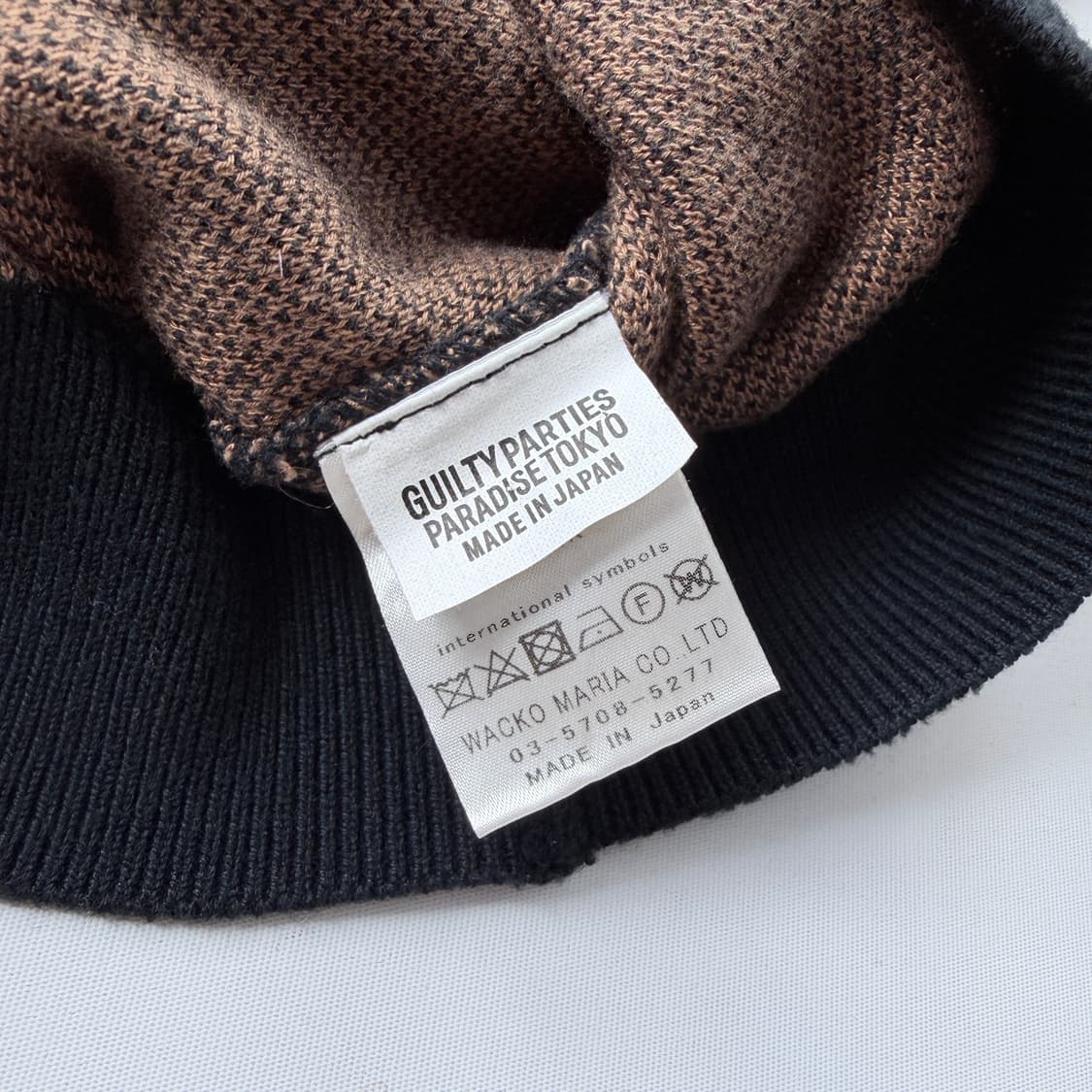 와코마리아  레오파드 니트 폴로셔츠 상품이미지5