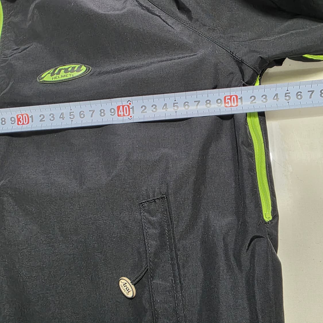 1750 아라이 Arai 레이싱 스페셜리티 바람막이 자켓 S 블랙 형광로 상품이미지3