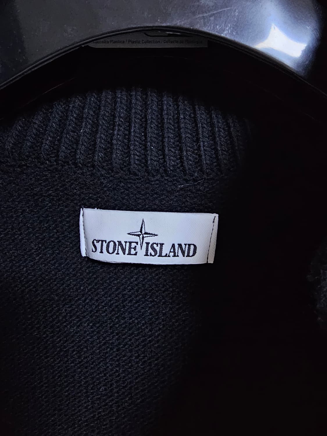 스톤아일랜드 하이넥 울 가디건 상품이미지5