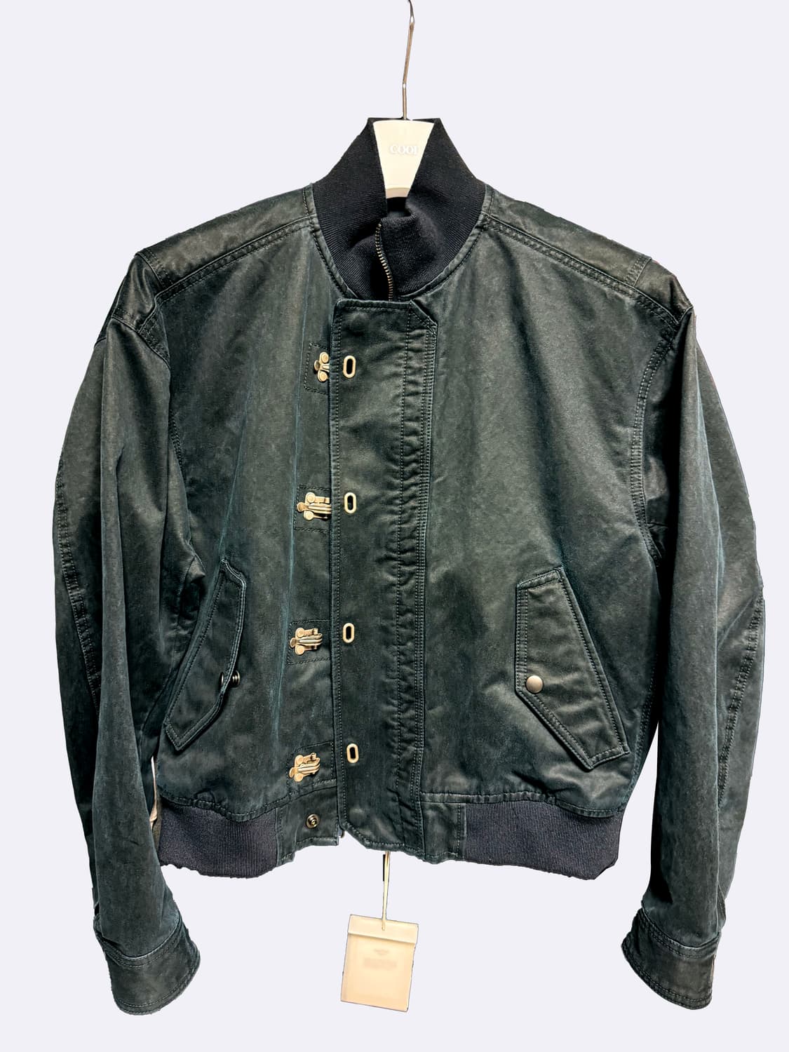 26SS 쿠어 워시드 덱 후크 립 보머 자켓 (다크네이비) / S 상품이미지2