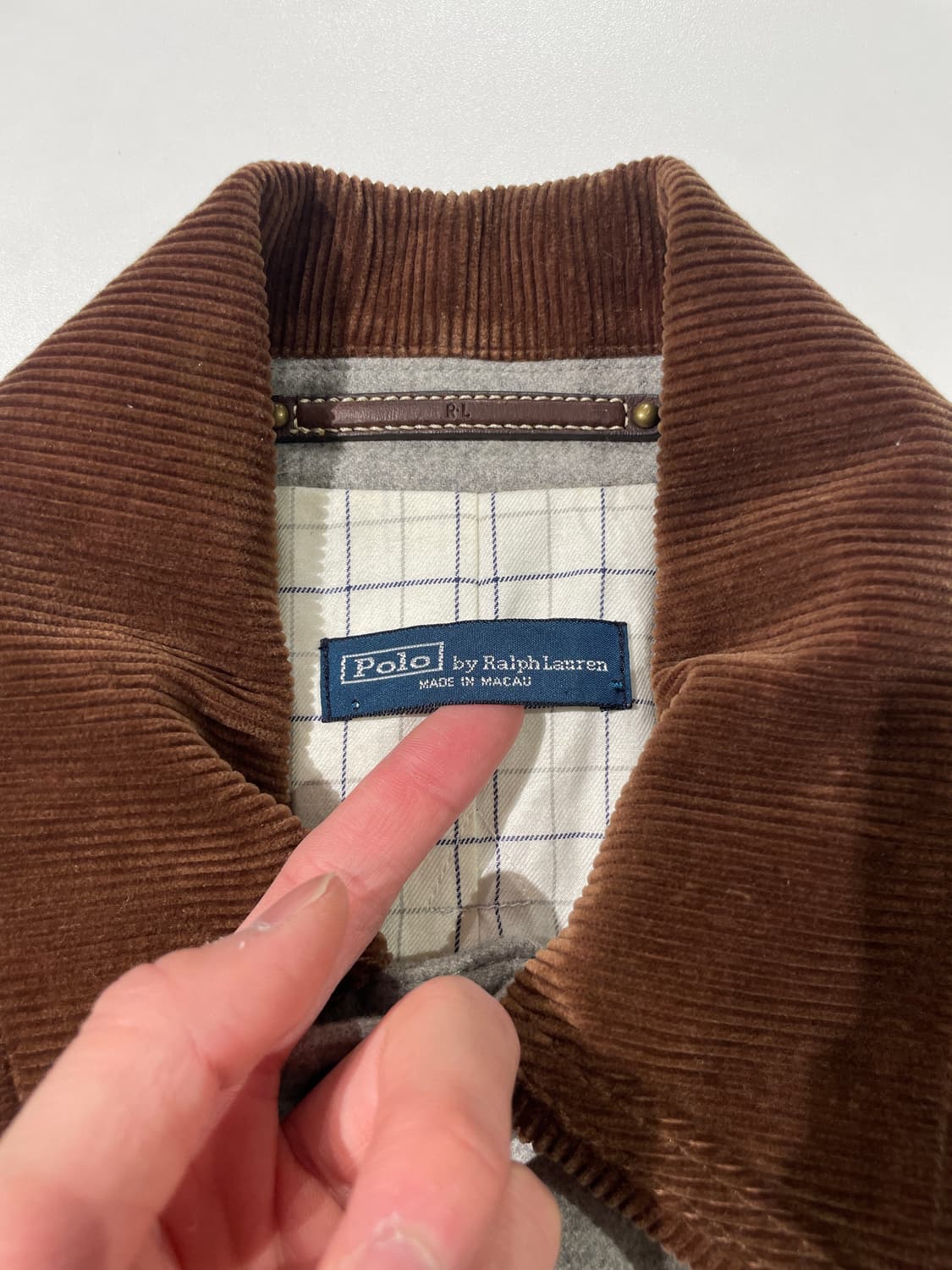 폴로 랄프로렌 멜란지 그레이 헌팅 자켓  상품이미지7