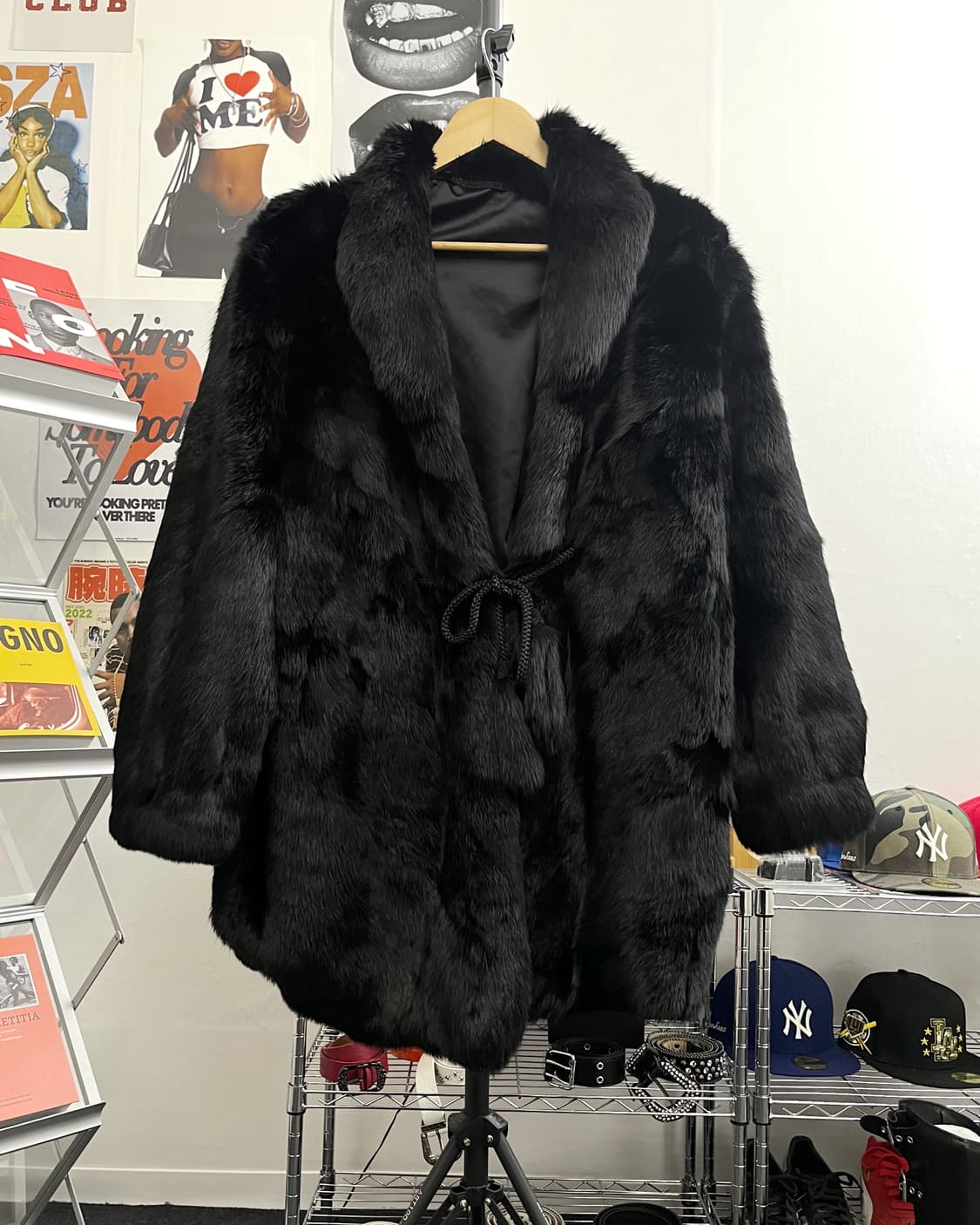 올드 빈티지 리얼 퍼 롱 코트 상품이미지5