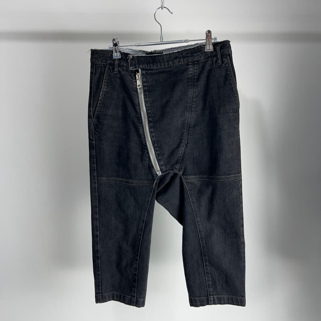 (예약) 다이어트 부처 슬림 스킨 사루엘 데님 팬츠 상품이미지5