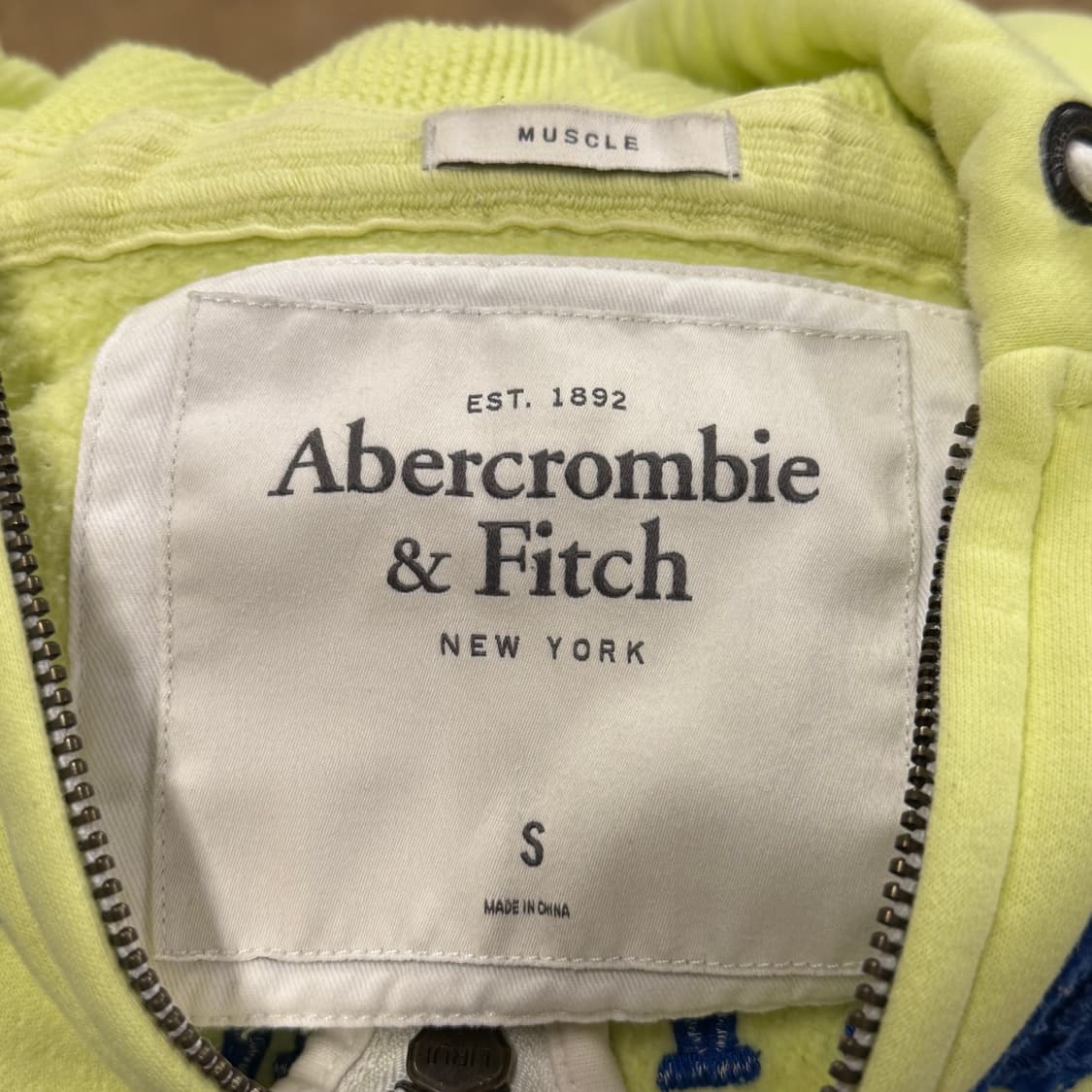 아베크롬비 레몬 옐로우 후드집업 상품이미지6