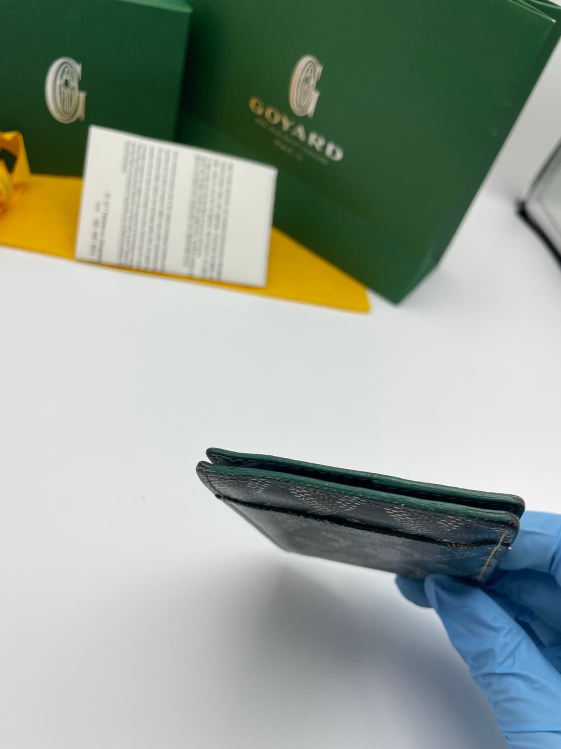 [풀구성] [정품] 고야드 인서트 카드지갑 그린 상품이미지6