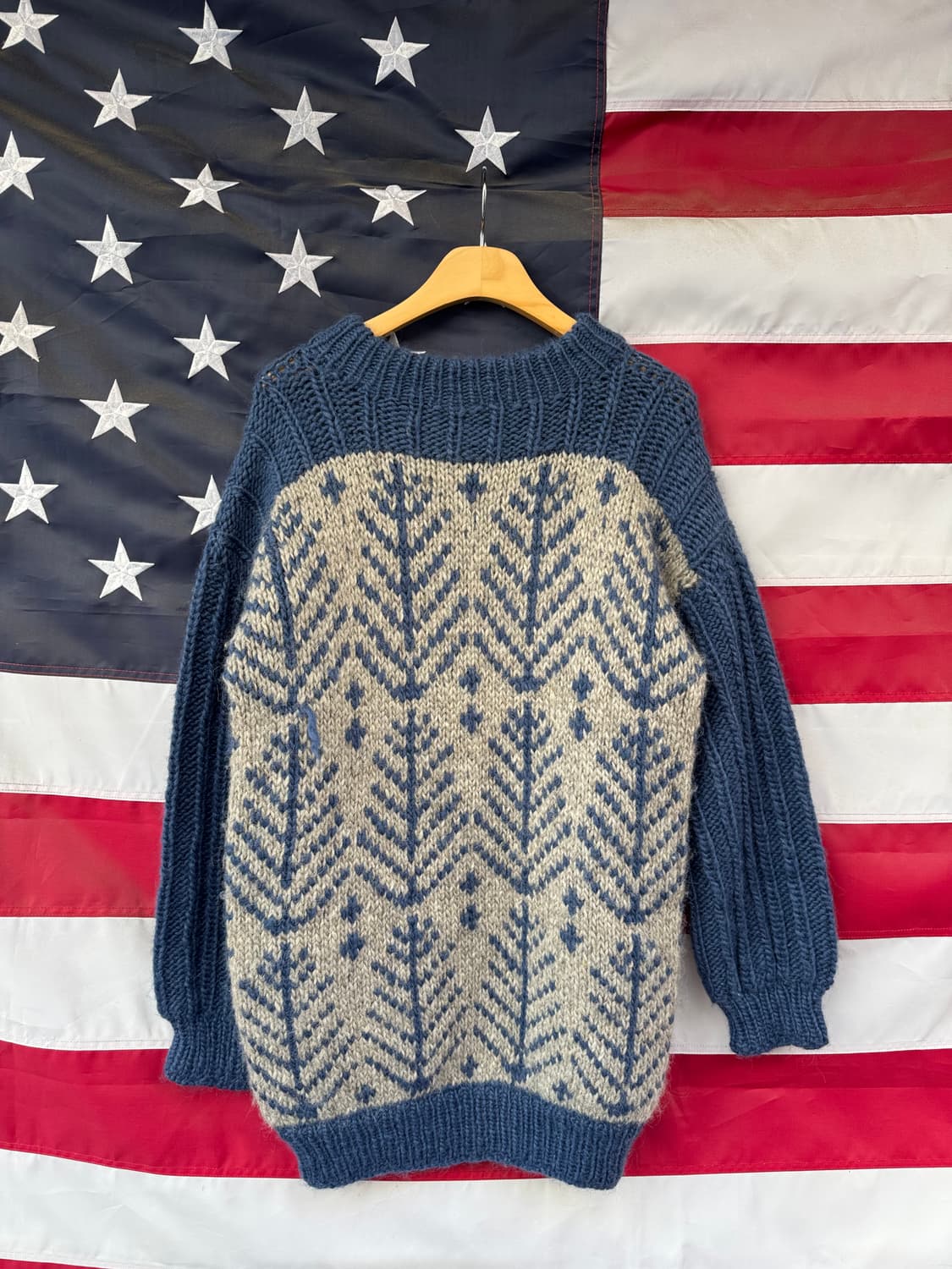 헤비 울 패턴니트 B168 상품이미지4